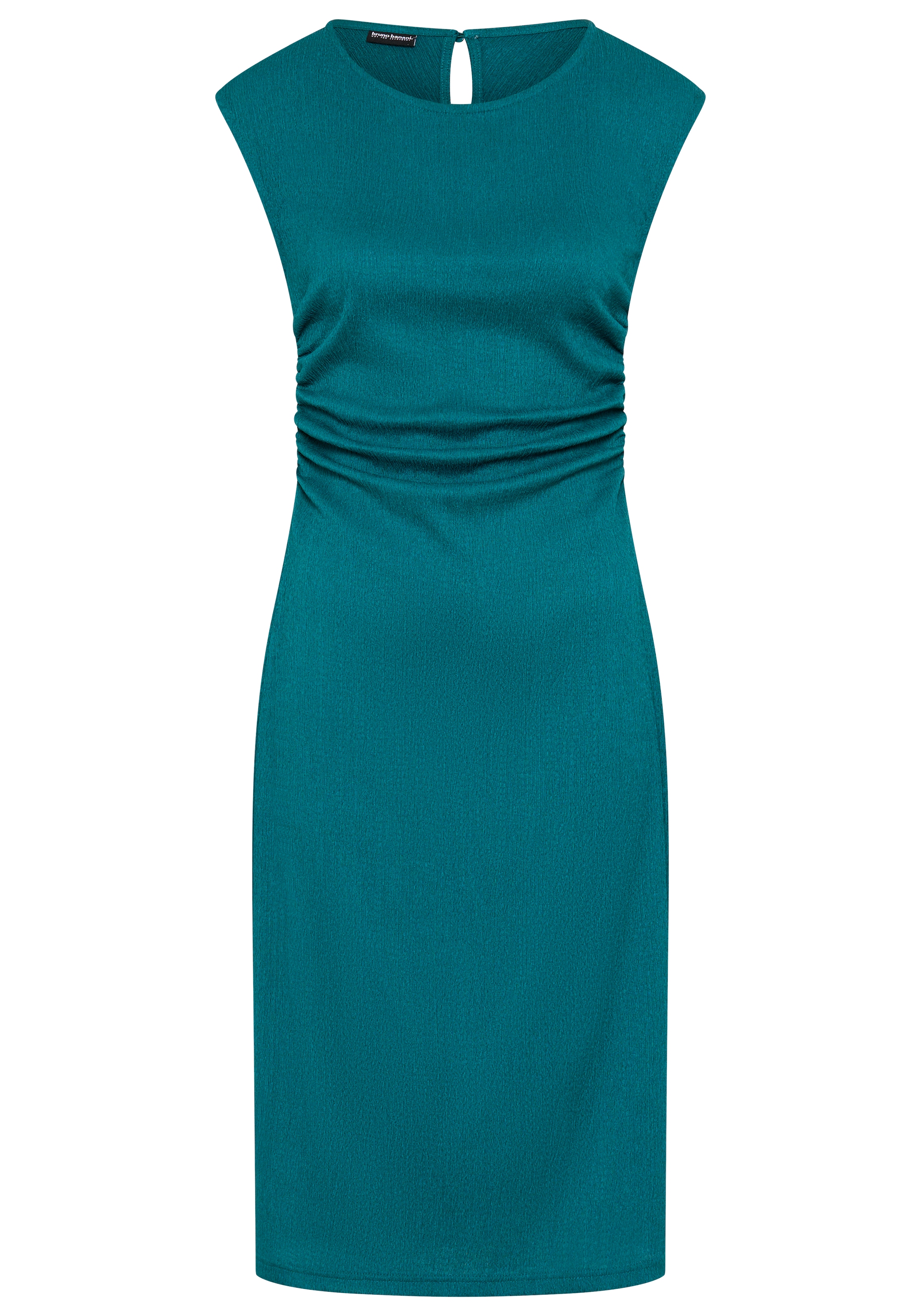 Bruno Banani Abendkleid wadenlang, ärmellos, figurbetont, strukturierter Jersey