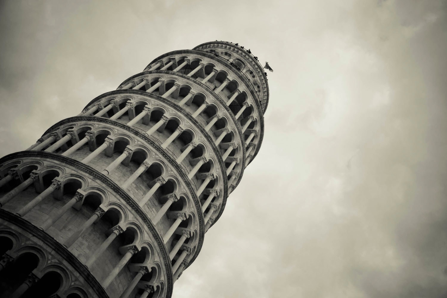 Image of queence Acrylglasbild "Der schiefe Turm" Elemente der Architektur Europa Gebäude Italien Städte Fine Art-Print in Galeriequalität