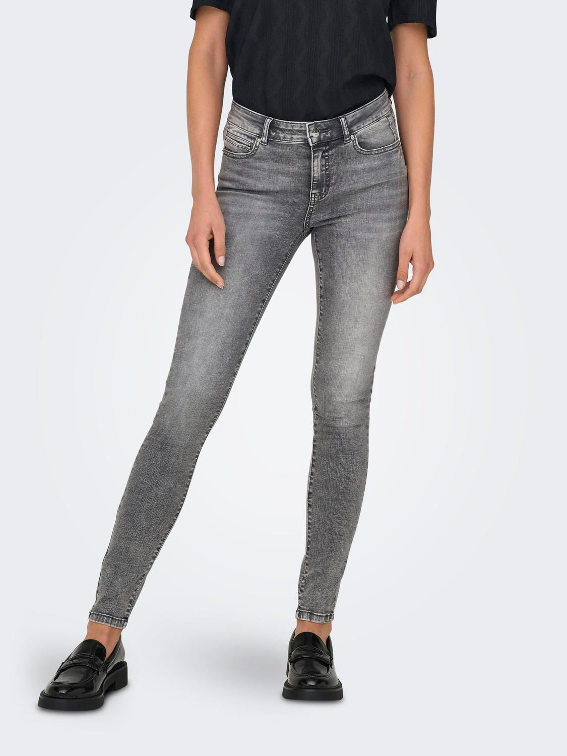 Image of ONLY Skinny-fit-Jeans "ONLWAUW MID WAIST SK LANK COIN PKT DNM X"