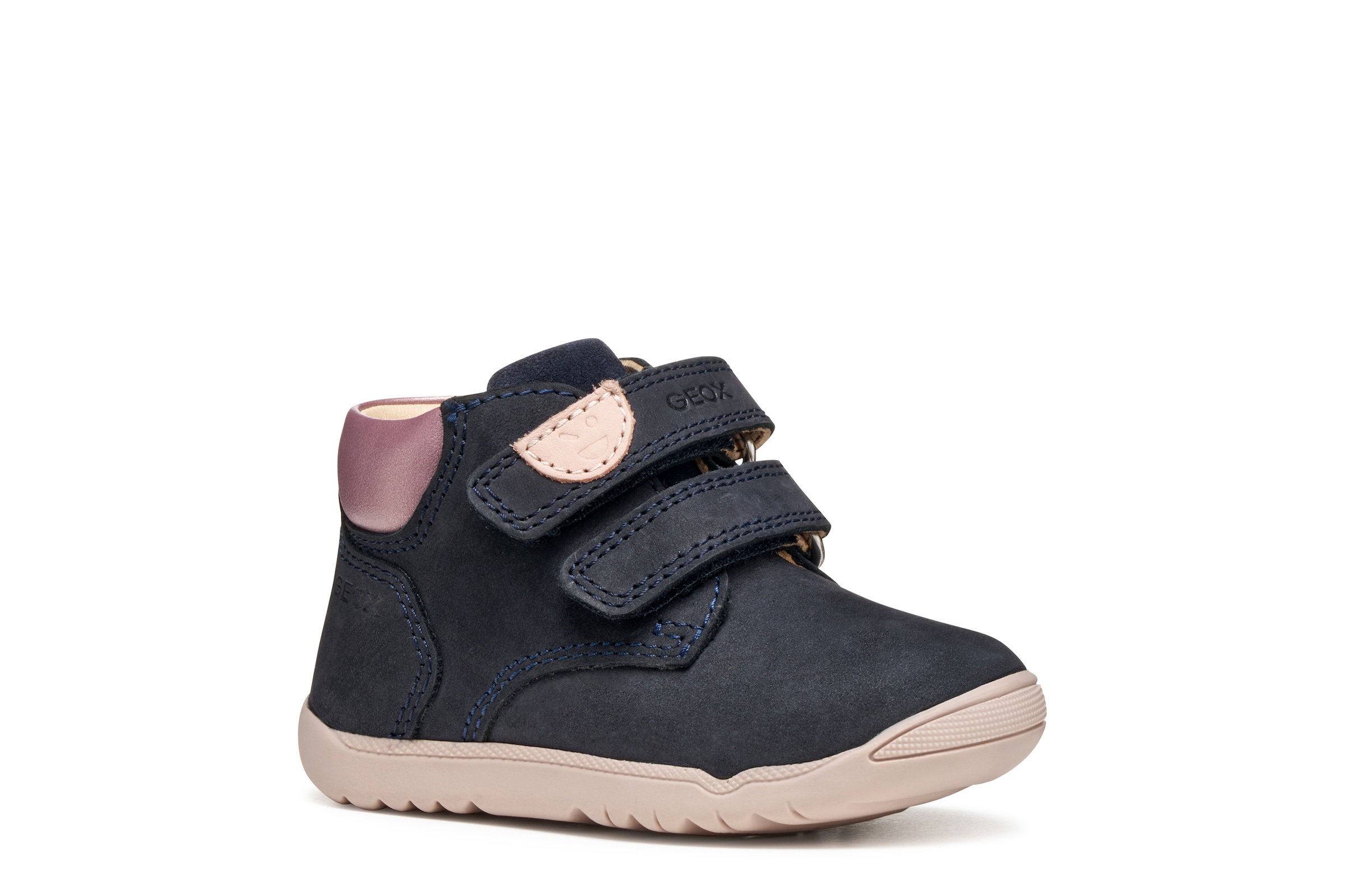 Image of Geox Lauflernschuh "B MACCHIA GIRL" Babyschuh mit Klettverschluss, Grössenschablone zum Download