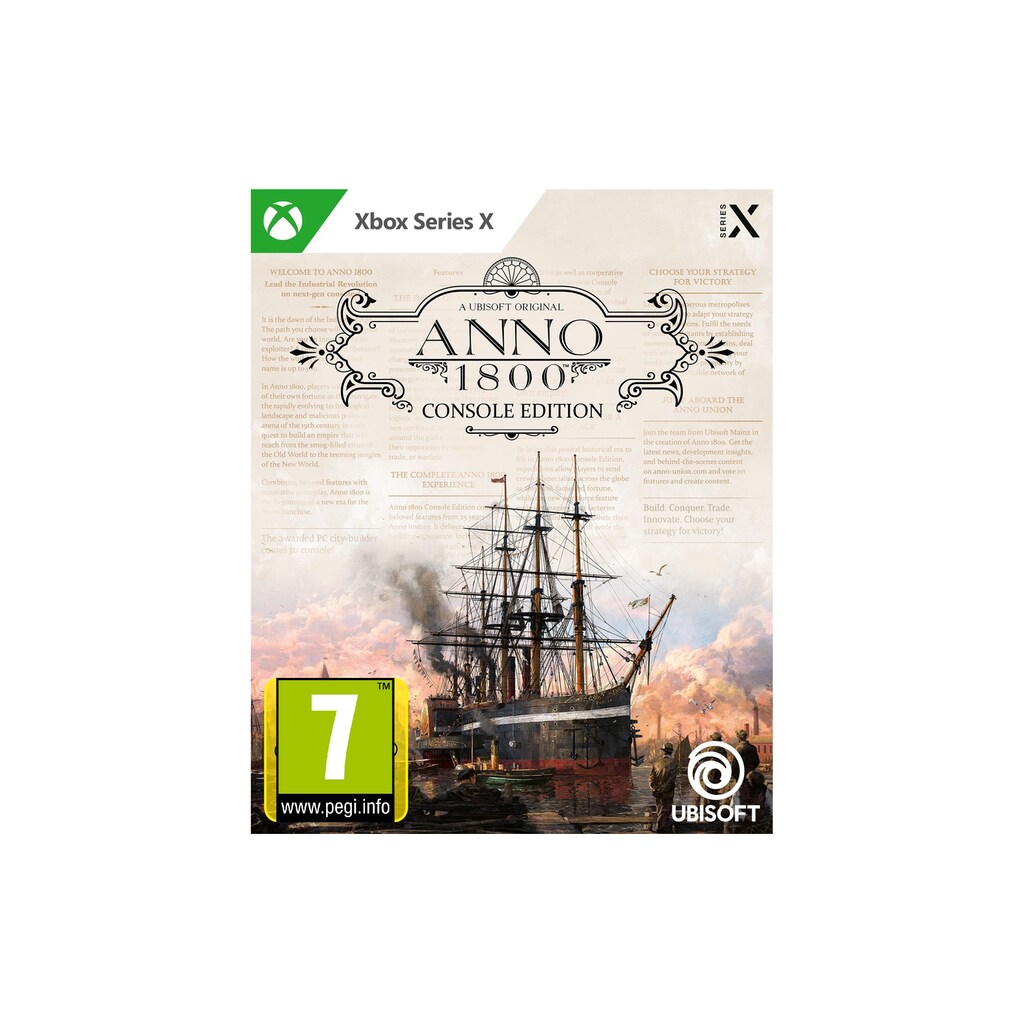 UBISOFT Spielesoftware »ANNO 1800 Console Edition, XSX«, Xbox Series X