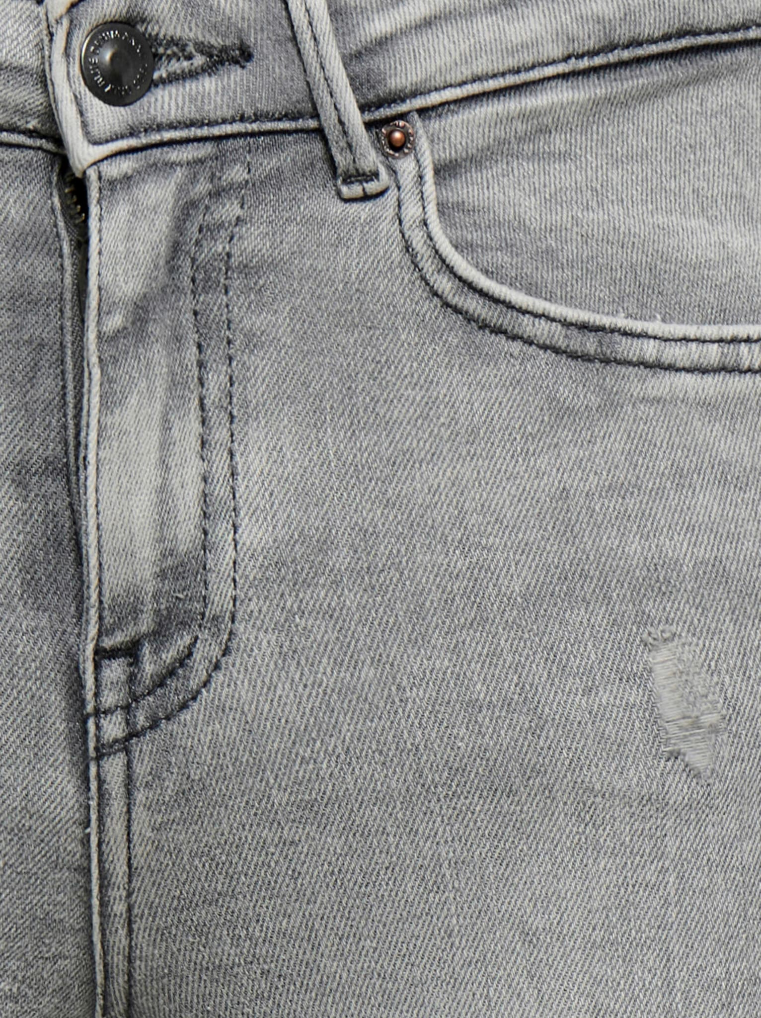 ONLY Jeans skinny »ONLPOWER MW PUSH UP ANK DES DNM AZ« mit Destroyed-Details