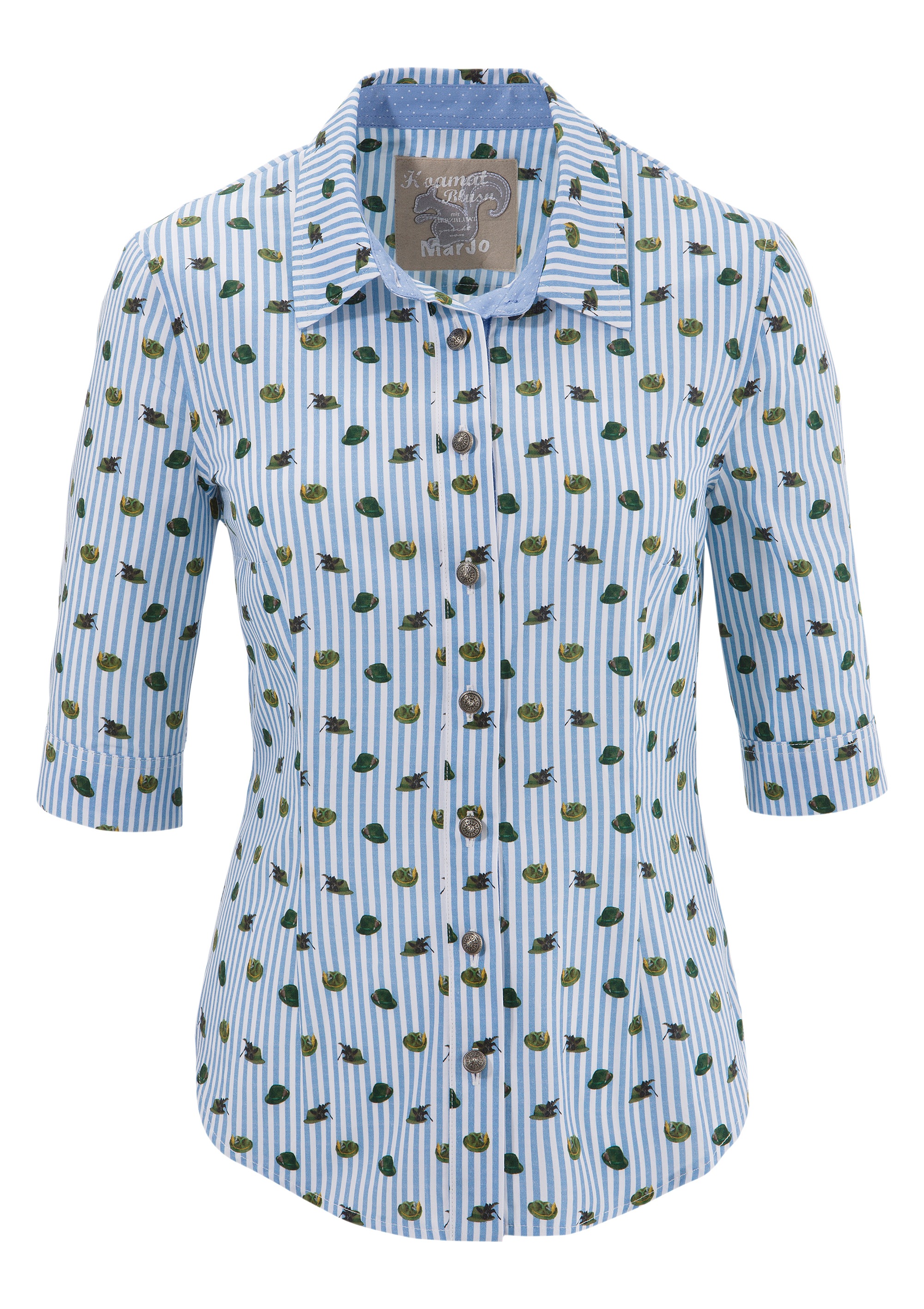 Trachtenbluse Damen mit Motivdruck