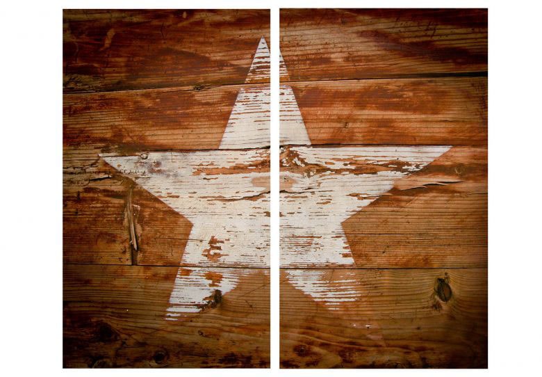 Wall-Art Herd-Abdeckplatte »Herdabdeckplatte Vintage Star«, (1 tlg.), moderne Schutzplatte
