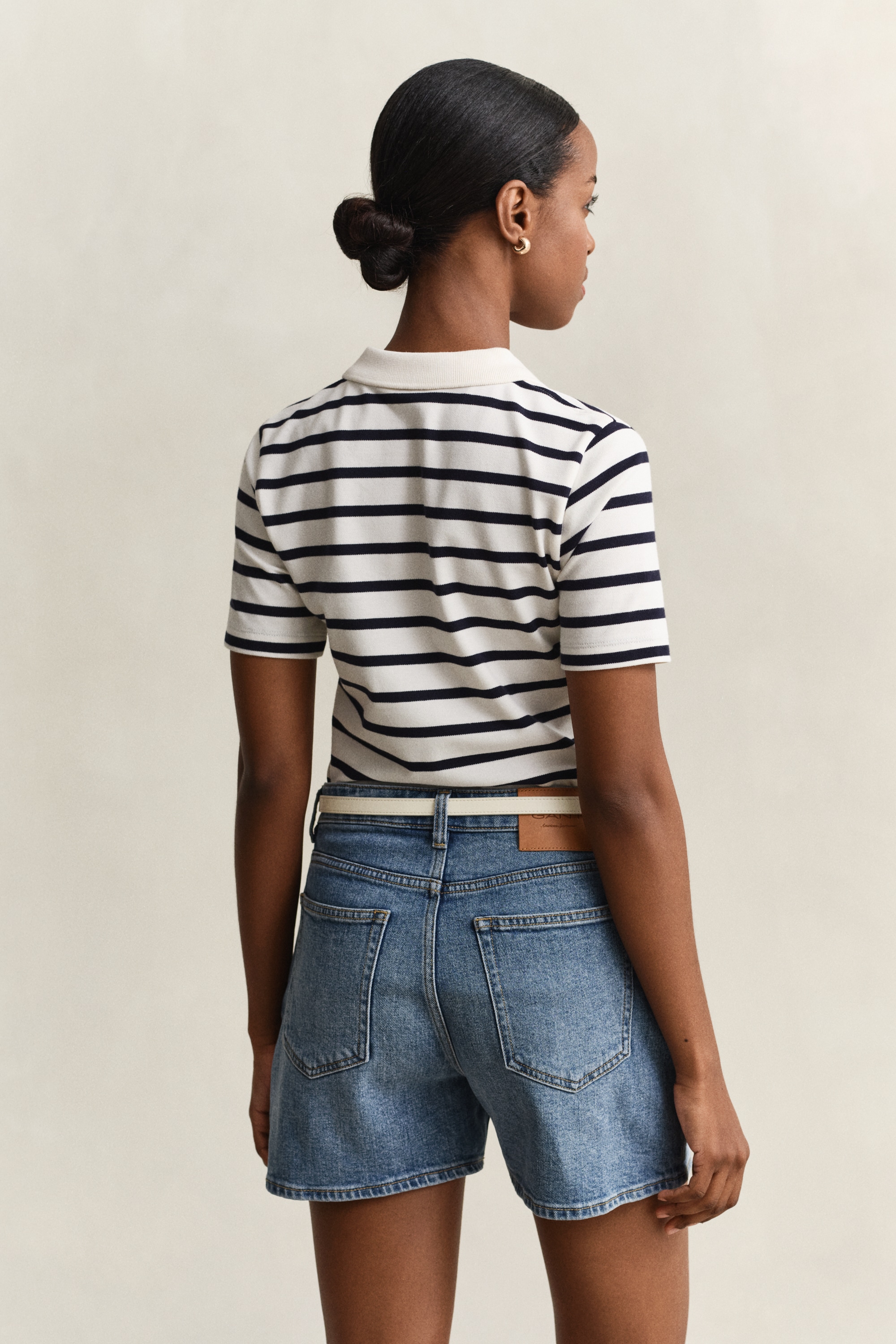 Gant Polo »SLIM STRIPED« coupe slim avec col polo