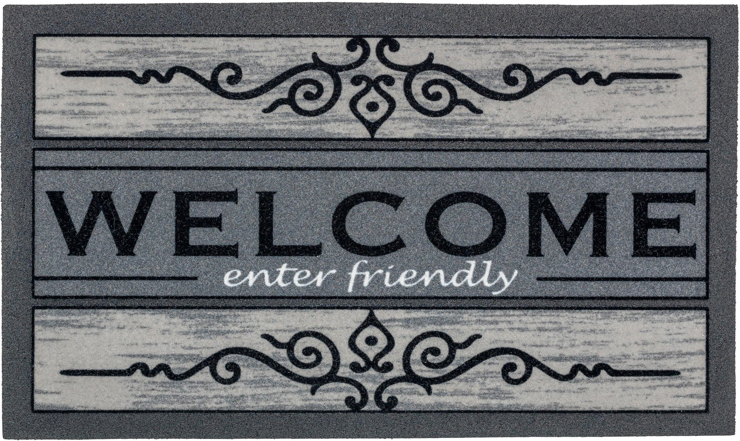 Image of ASTRA Fussmatte »Fashion 434, Welcome«, rechteckig, 6 mm Höhe, Schmutzfangmatte, mit Spruch, In -und Outdoor geeignet bei Ackermann Versand Schweiz