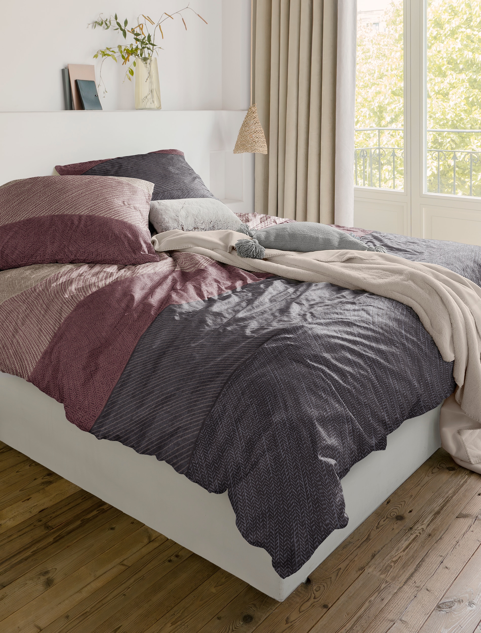 Irisette Linge de lit »8430« 2 classique moderne avec fermeture éclair