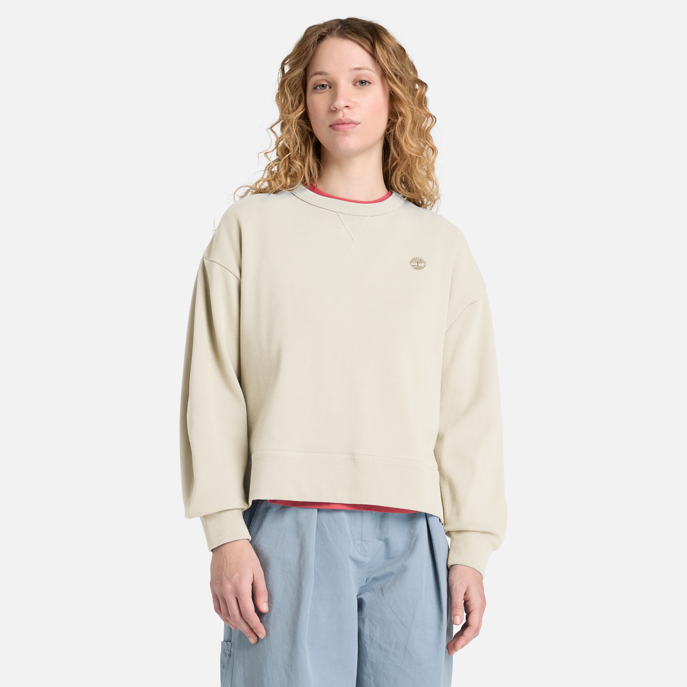 Image of Timberland Sweatshirt "LUSH Lush Crew Sweatshirt", für Erwachsene, sportlicher Stil
