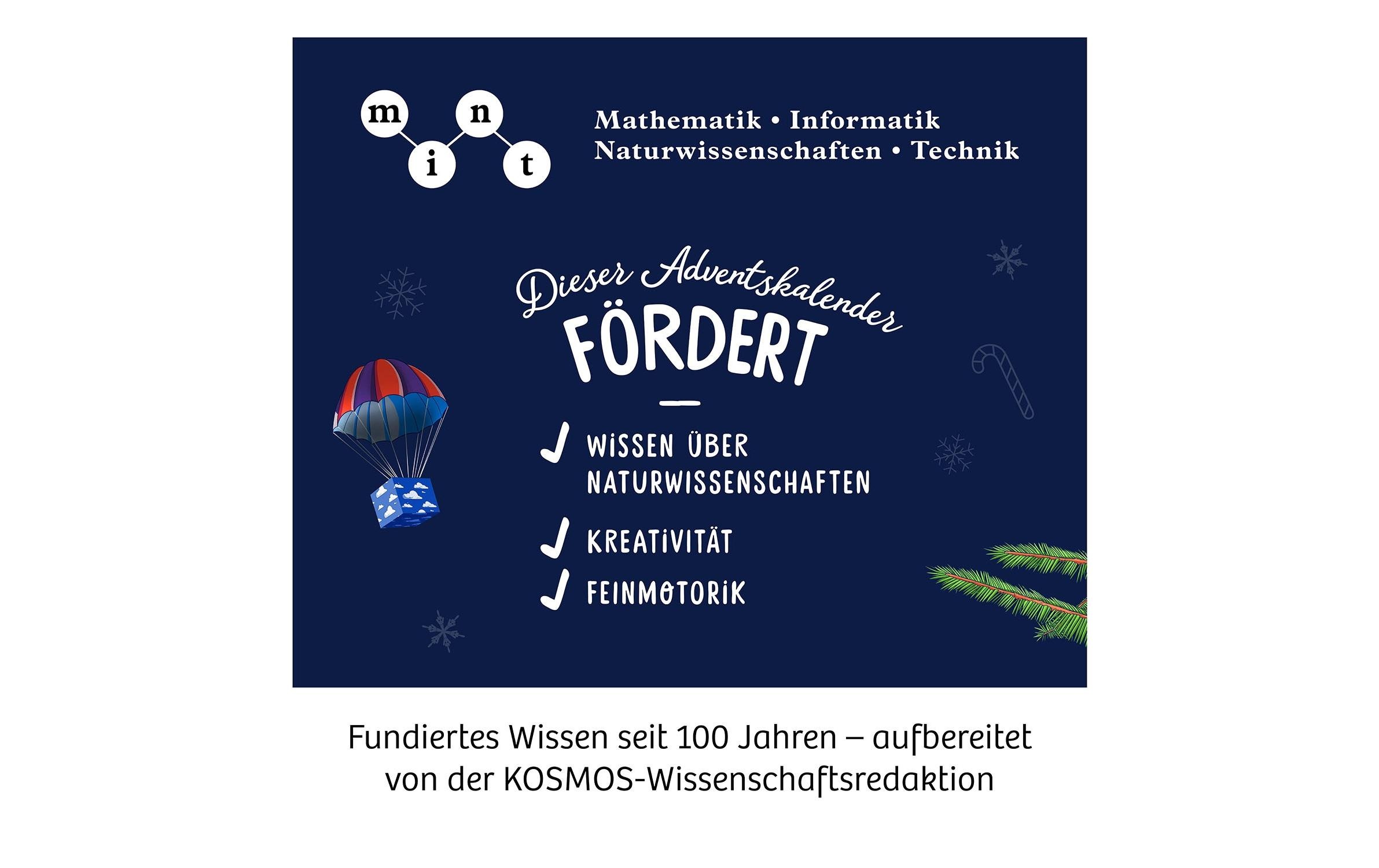 Kosmos Spielzeug-Adventskalender »Die schönsten Experimente zur Weihnachtszeit«, ab 8 Jahren