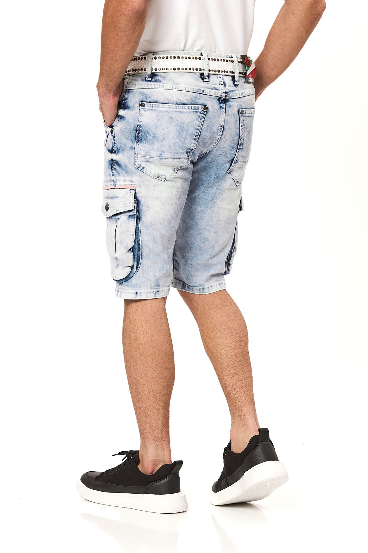 Cipo & Baxx Short en jean Baumwollmischung, regular fit