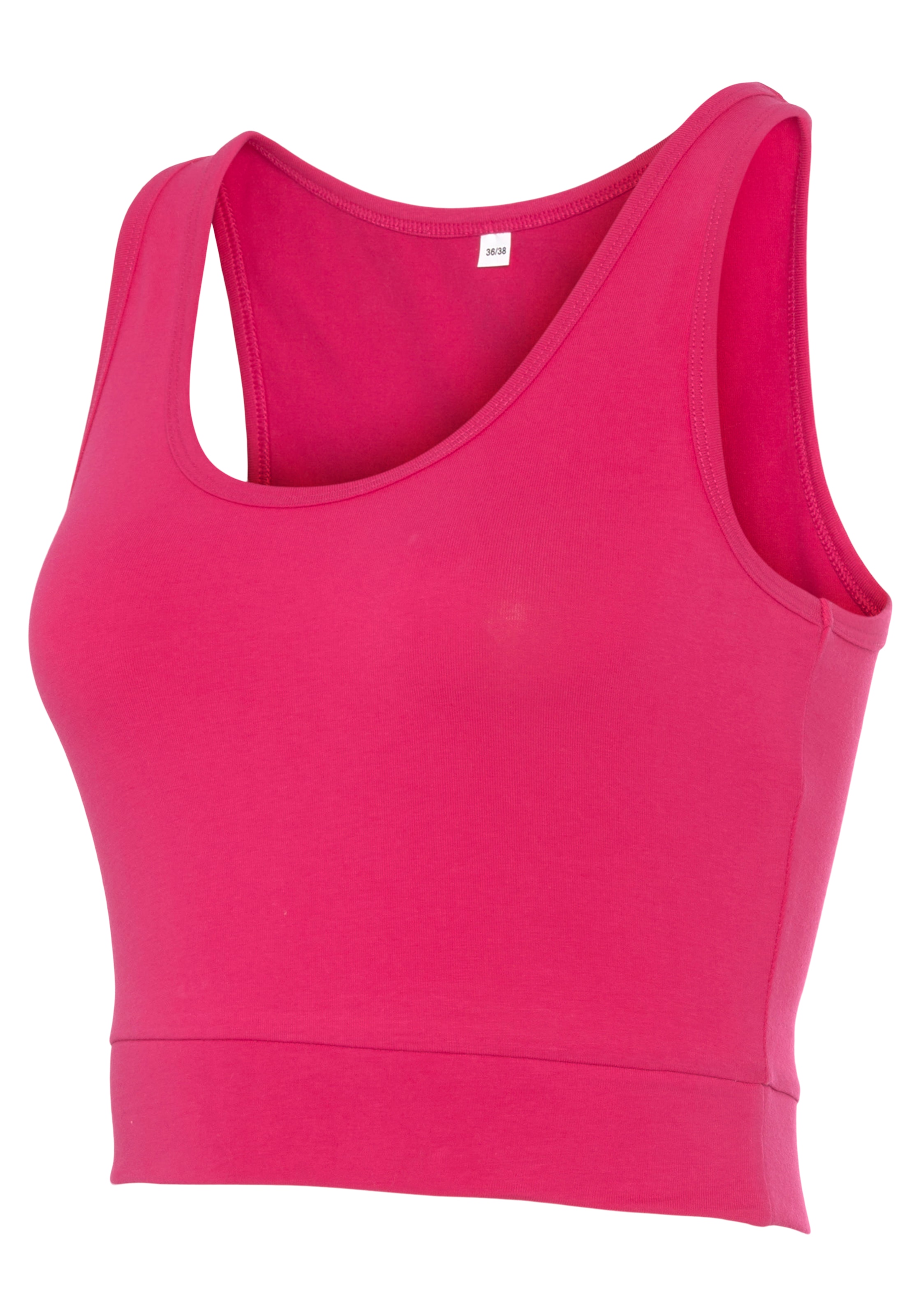 LASCANA ACTIVE Sporttop, Crop-Top mit breiten Trägern