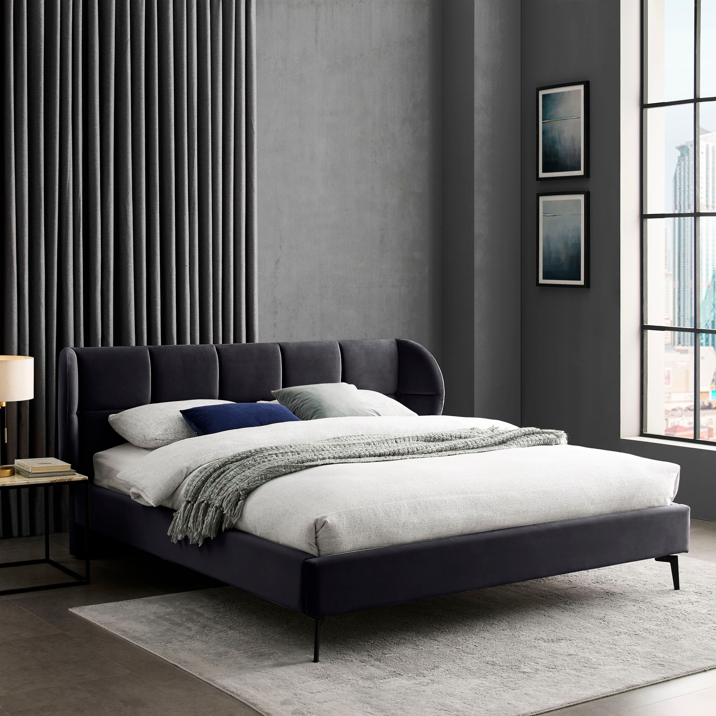 Image of INOSIGN Polsterbett »Galina«, besondere Kopfteilform bei Ackermann Versand Schweiz