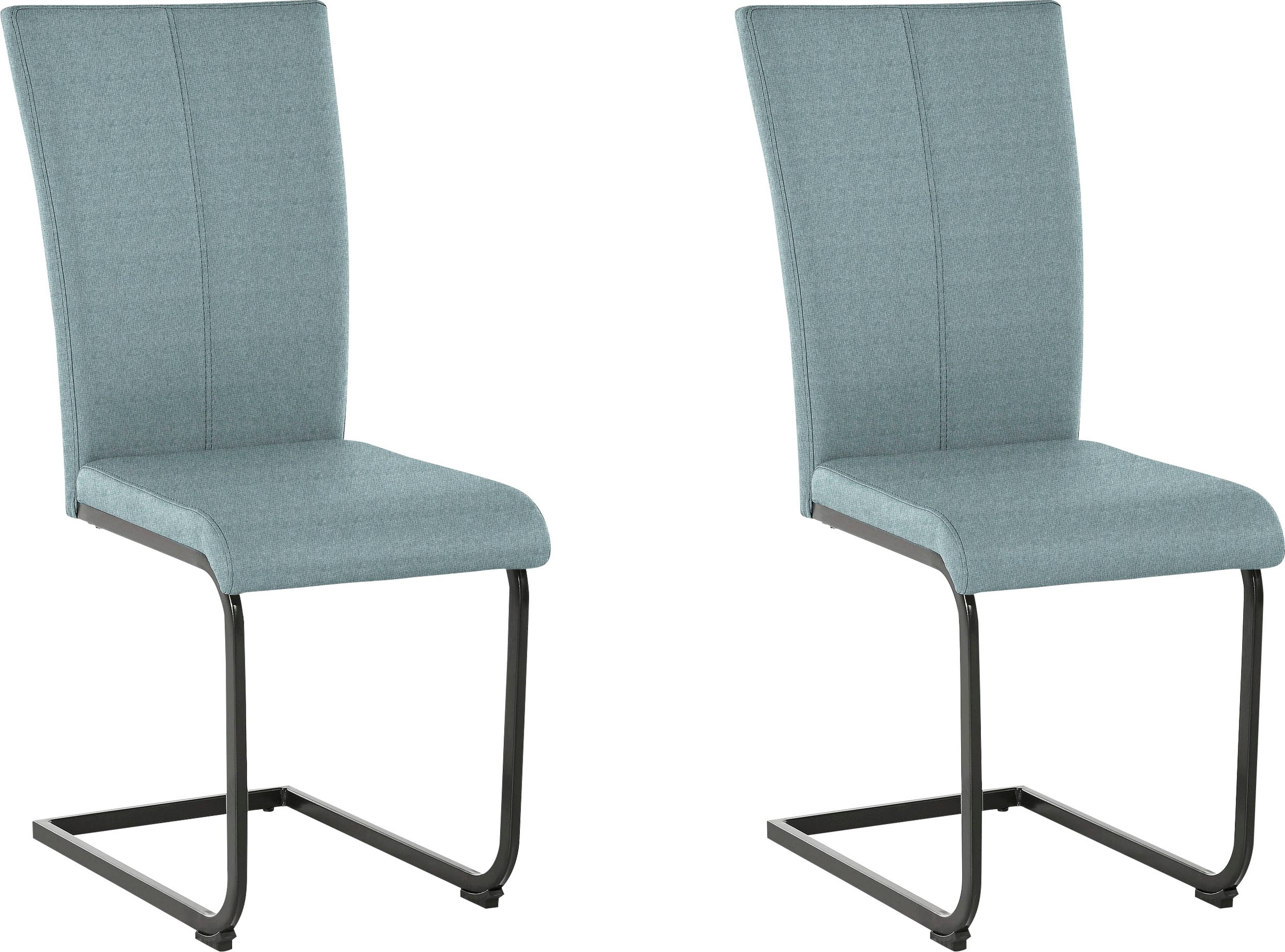 Image of Home affaire Freischwinger »Oliver«, (Set), 2 St., Strukturstoff, Stuhl belastbar bis 120 Kg bei Ackermann Versand Schweiz