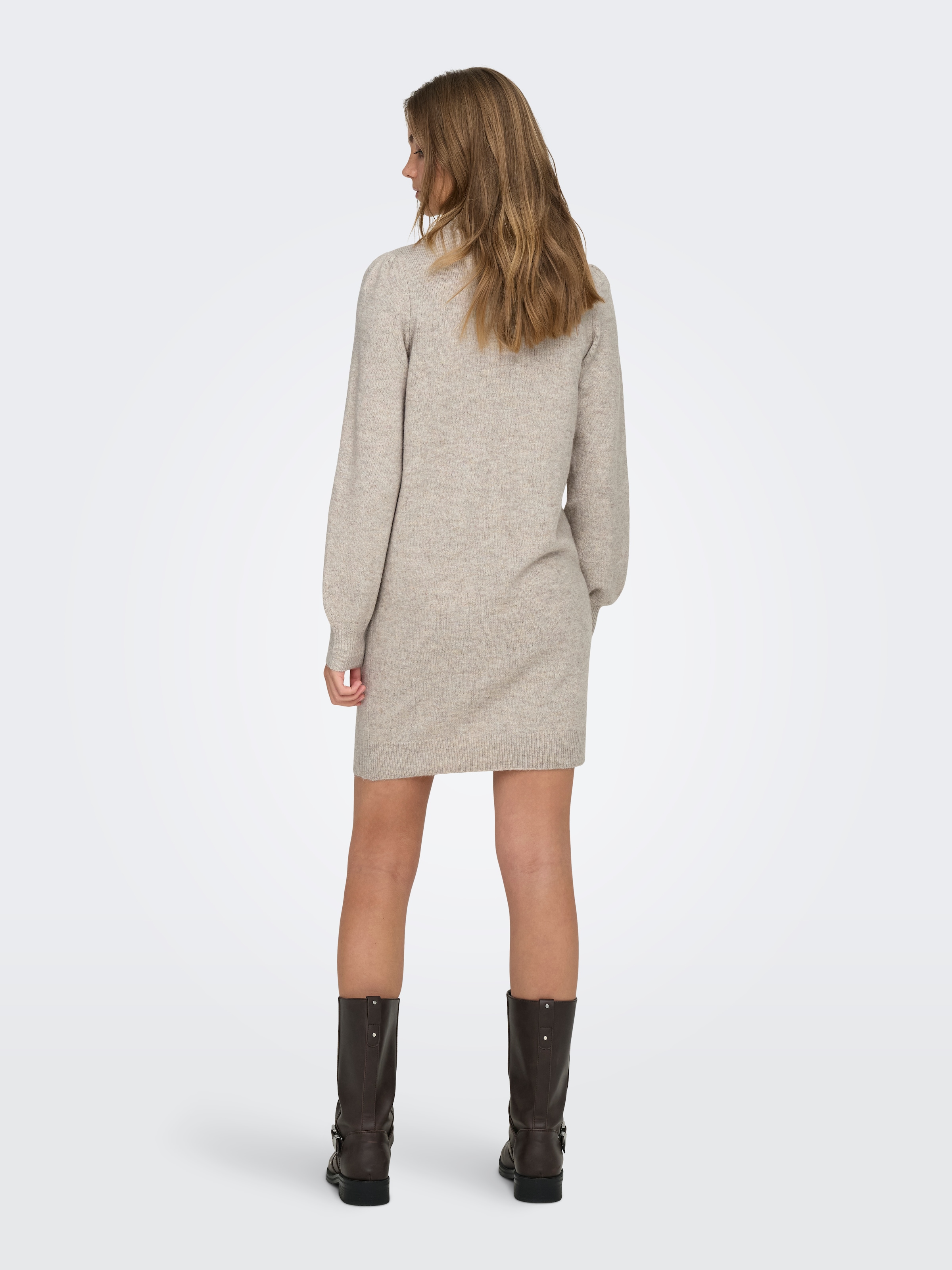 JDY Robe en tricot »JDYRUE LIFE L/S HIGH NECK DRESS KNT NOOS«
