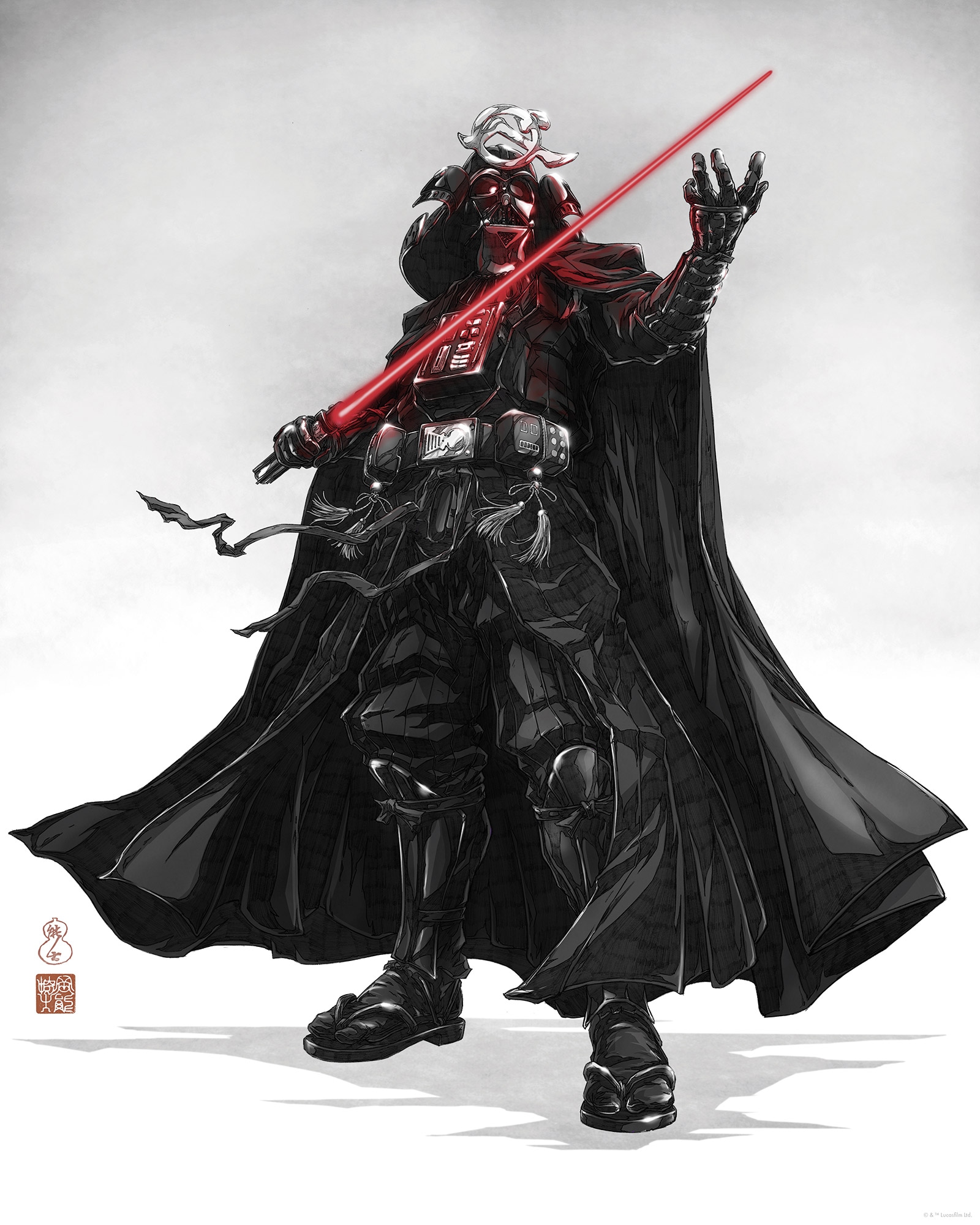 Komar Wandbild »Star Wars Vision Samurai Dark Lord« Disney Set, 1 Stk. tlg. 40 x 50 cm (Breite x Höhe) - Kinderzimmer, Dekoration