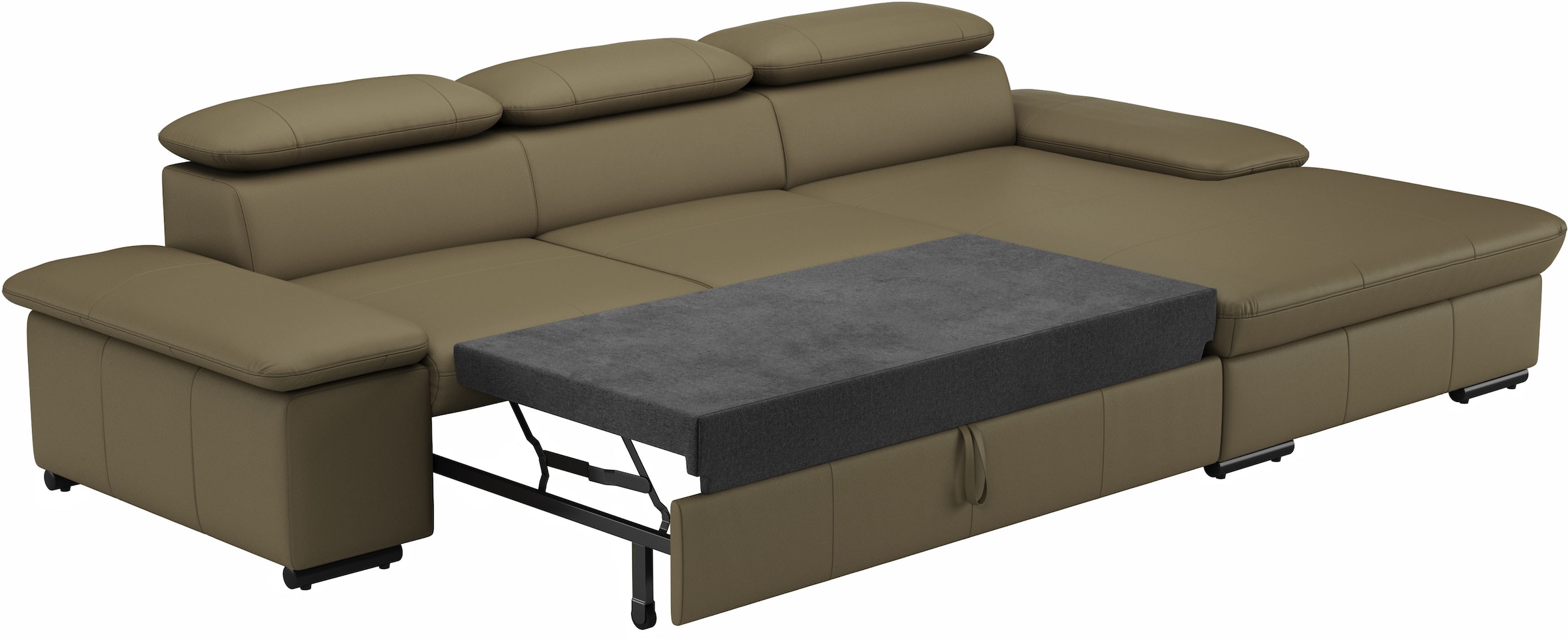 sit&more Ecksofa »Alcudia L-Form«, wahlweise mit Bettfunktion
