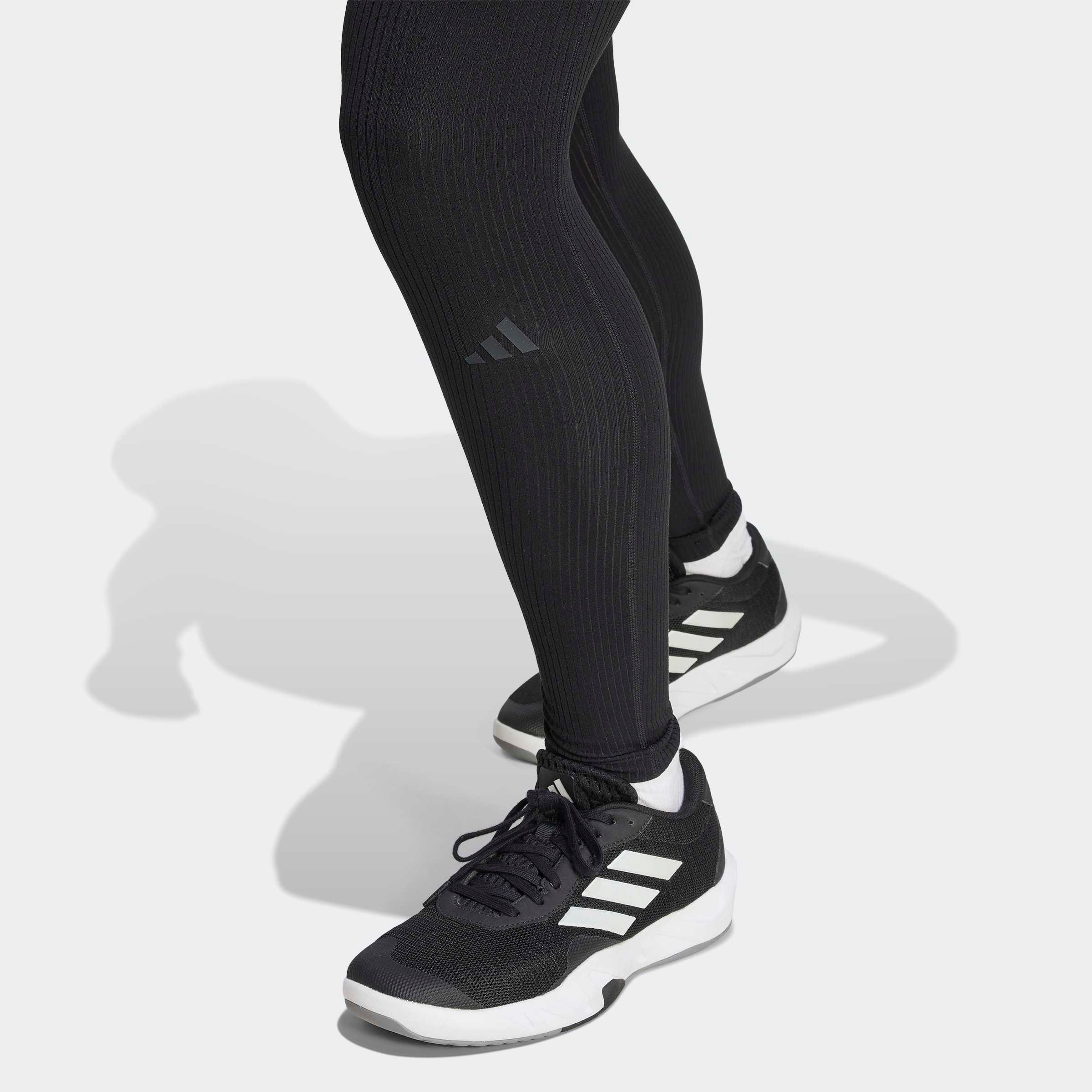 adidas Performance Trainingstights »ALL ME RIB L«  Gerippte Leggings, vom Yoga inspiriert