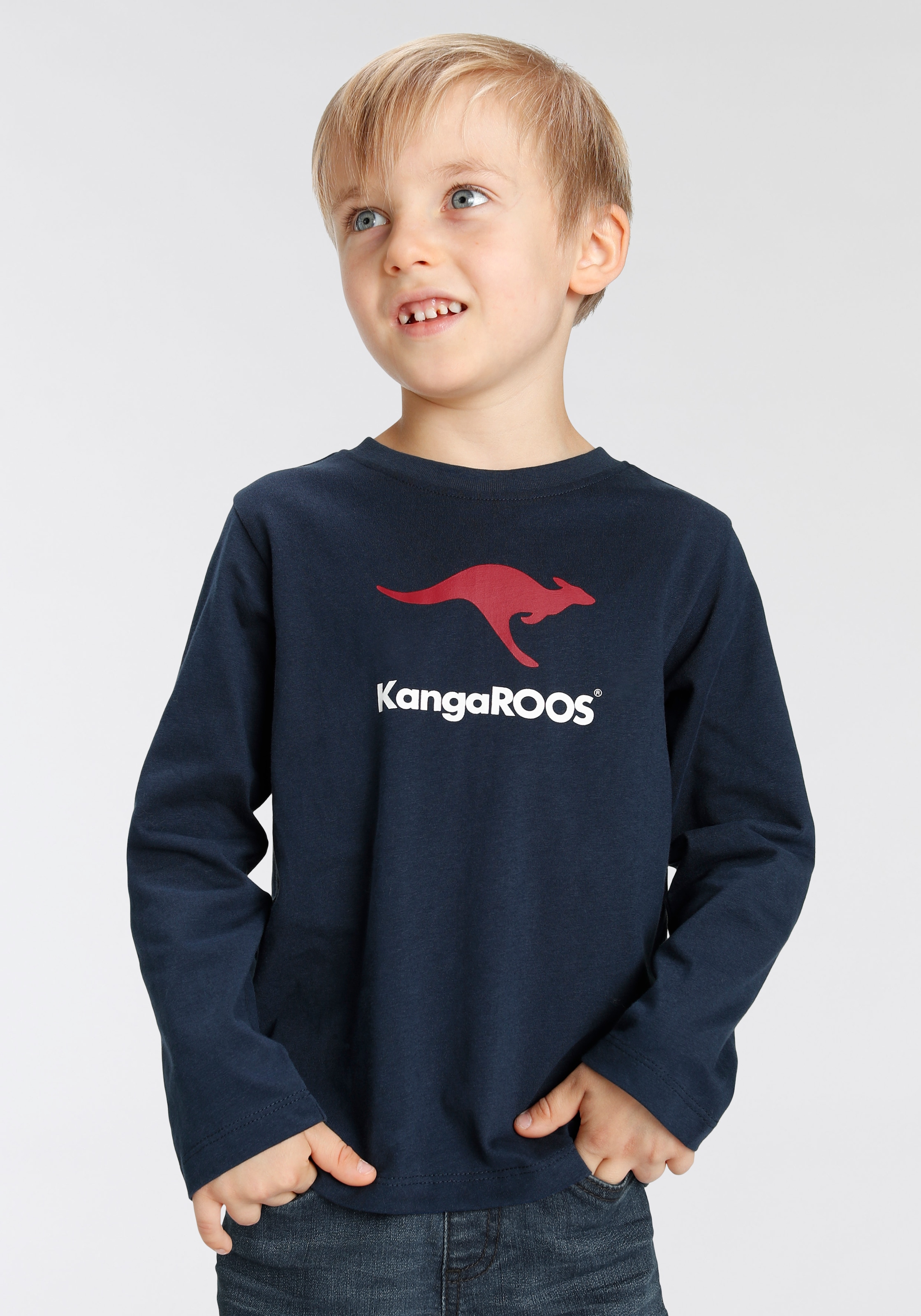 KangaROOS Langarmshirt »für kleine Jungen«