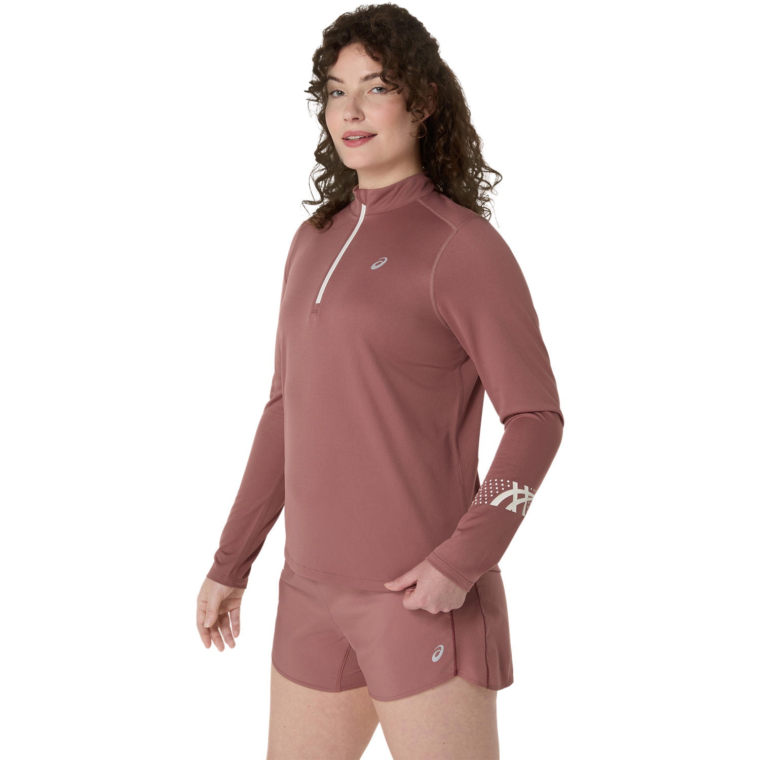 Asics Laufshirt »ASICS ICON 1/2 ZIP LS TOP«