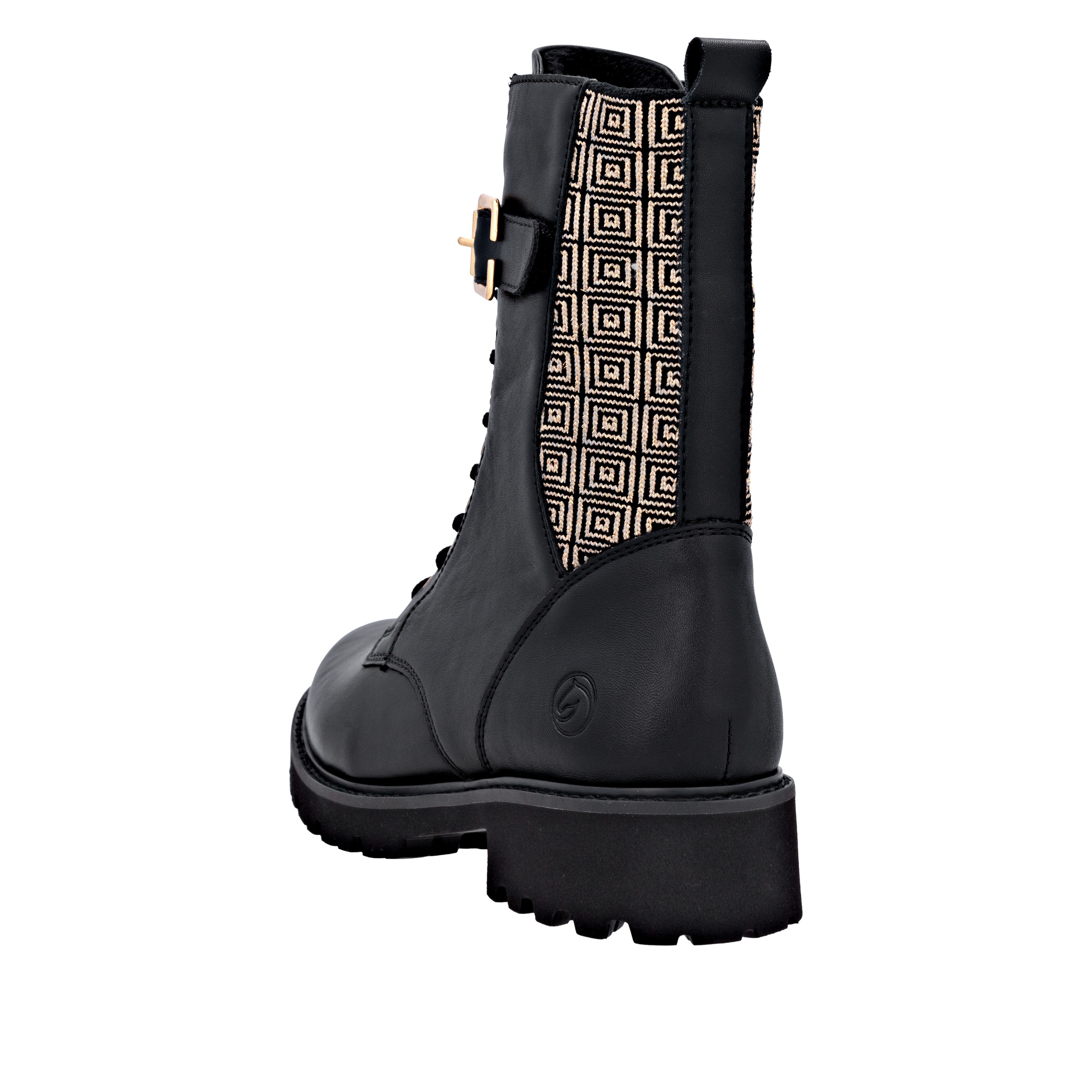 Remonte Schnürstiefelette  Schnürboots, Profilsohle, Blockabsatz, mit Innenreissverschluss
