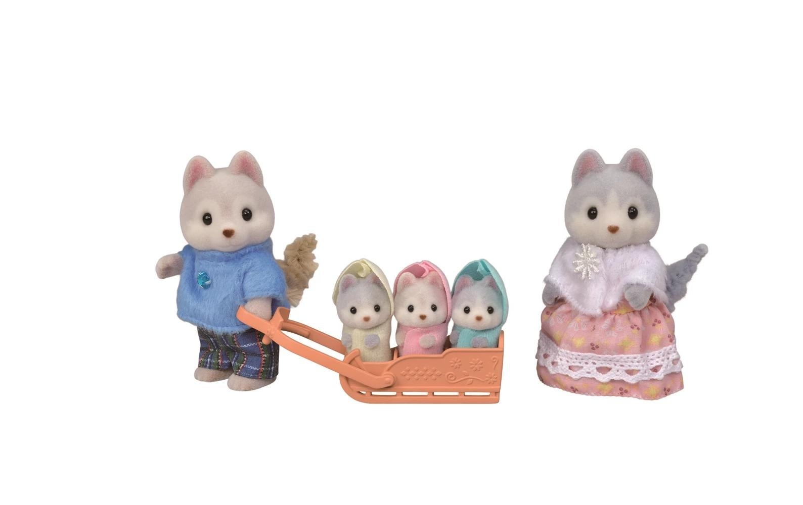 Image of Sylvanian Families Spielfigur "Husky Familie"