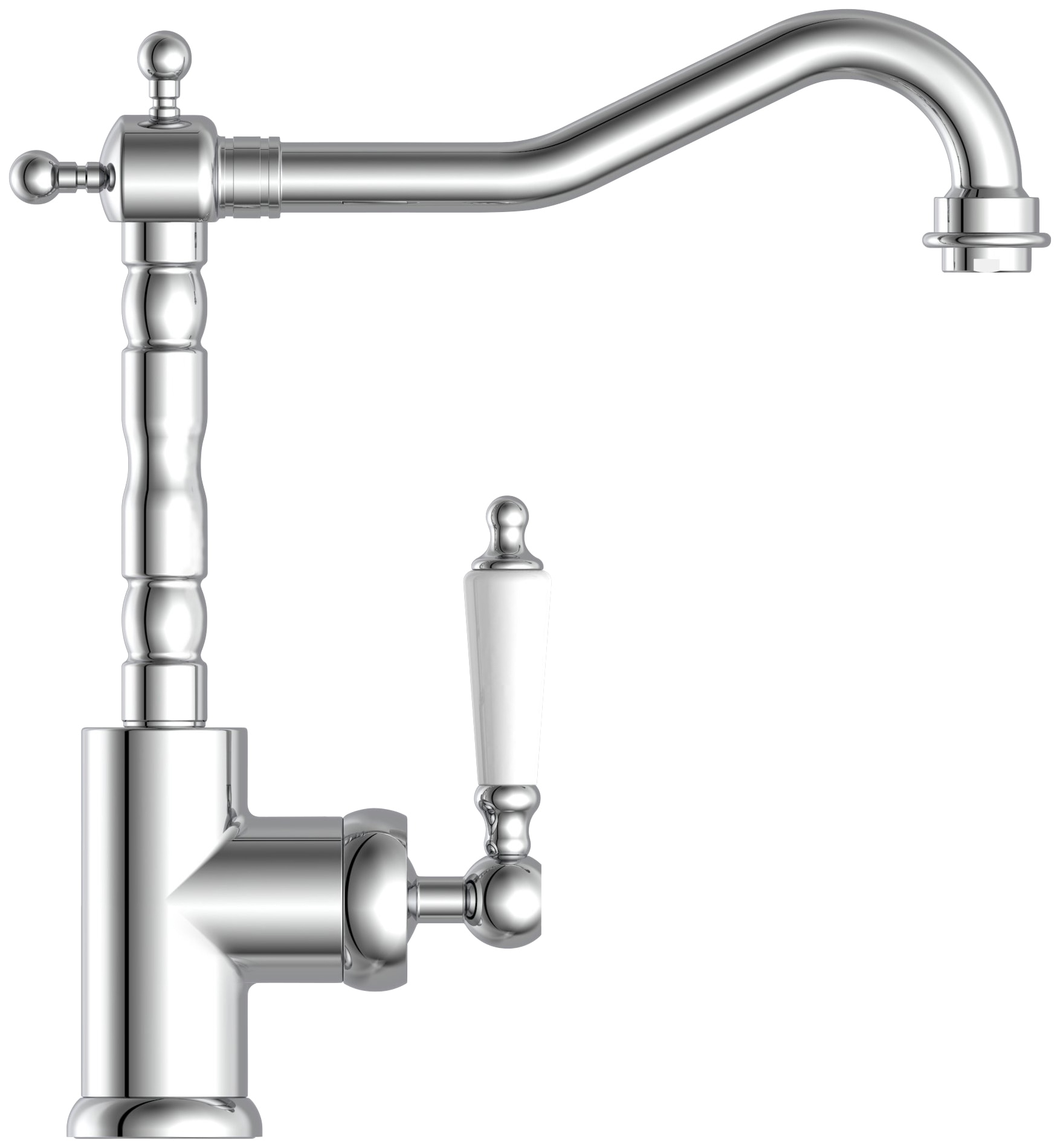 Schütte Robinet d'évier »Old Style« robinet de cuisine style rétro, mitigeur pivotant à 360°