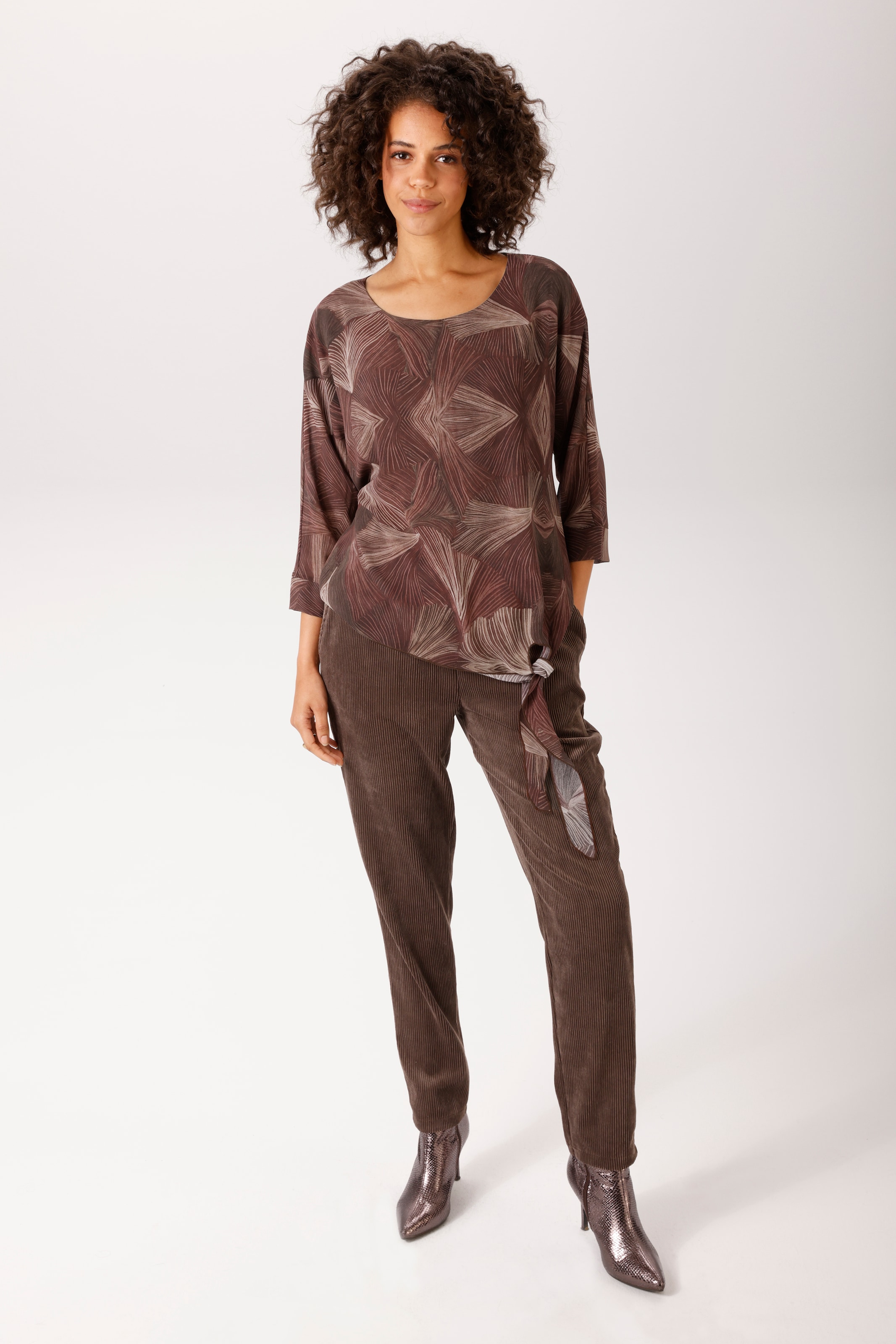 Aniston CASUAL Blouse à enfiler avec grand motif graphique - NOUVELLE COLLECTION