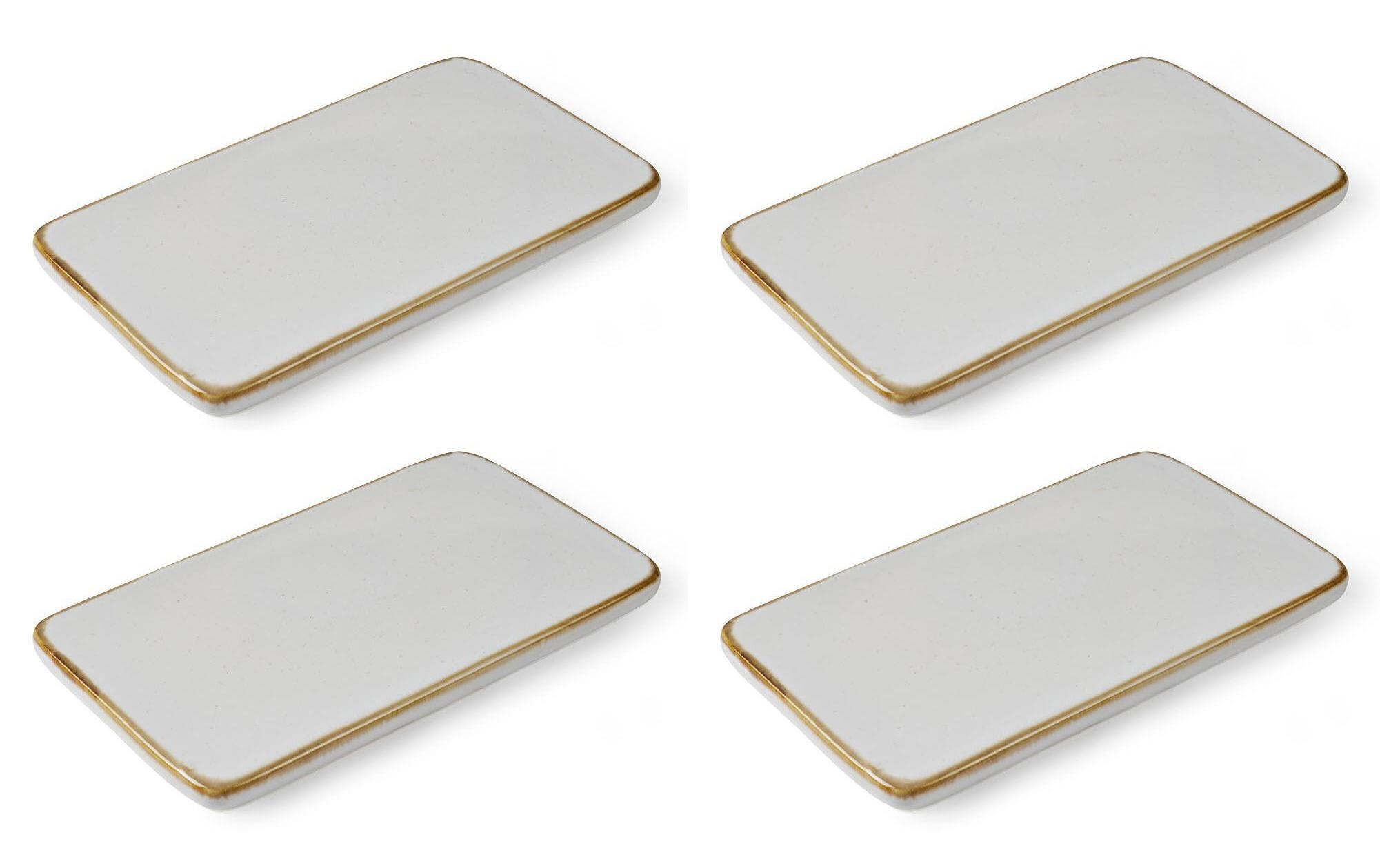 Image of Bitz Servierplatte »4 Stück, Weiss«, Backofentauglich, mikrowellengeeignet und spülmaschinenfest bei Ackermann Versand Schweiz