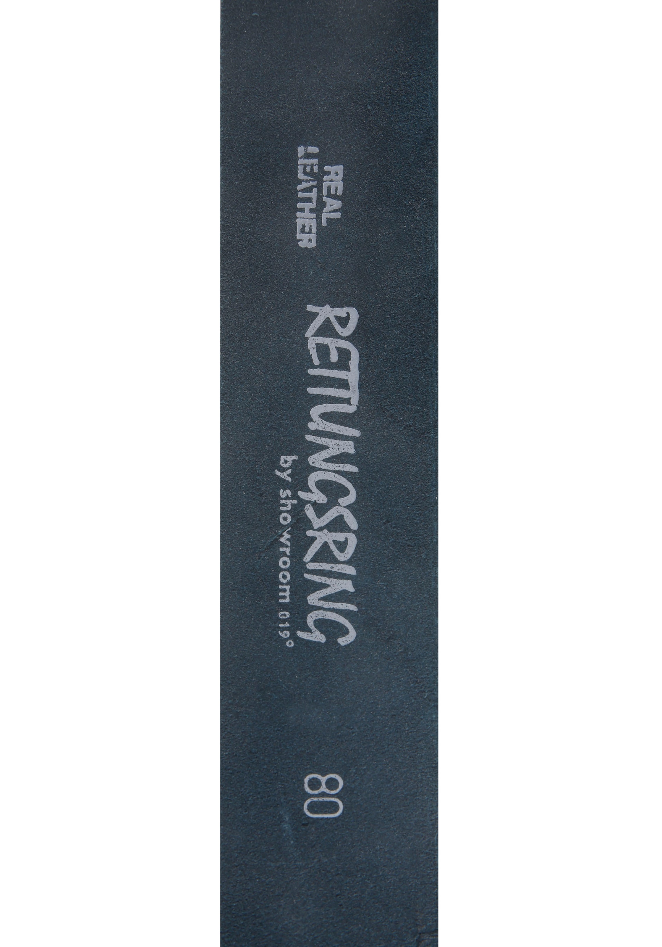 RETTUNGSRING by showroom 019° Ledergürtel mit austauschbarer Schliesse »Muschel Rund Silber«