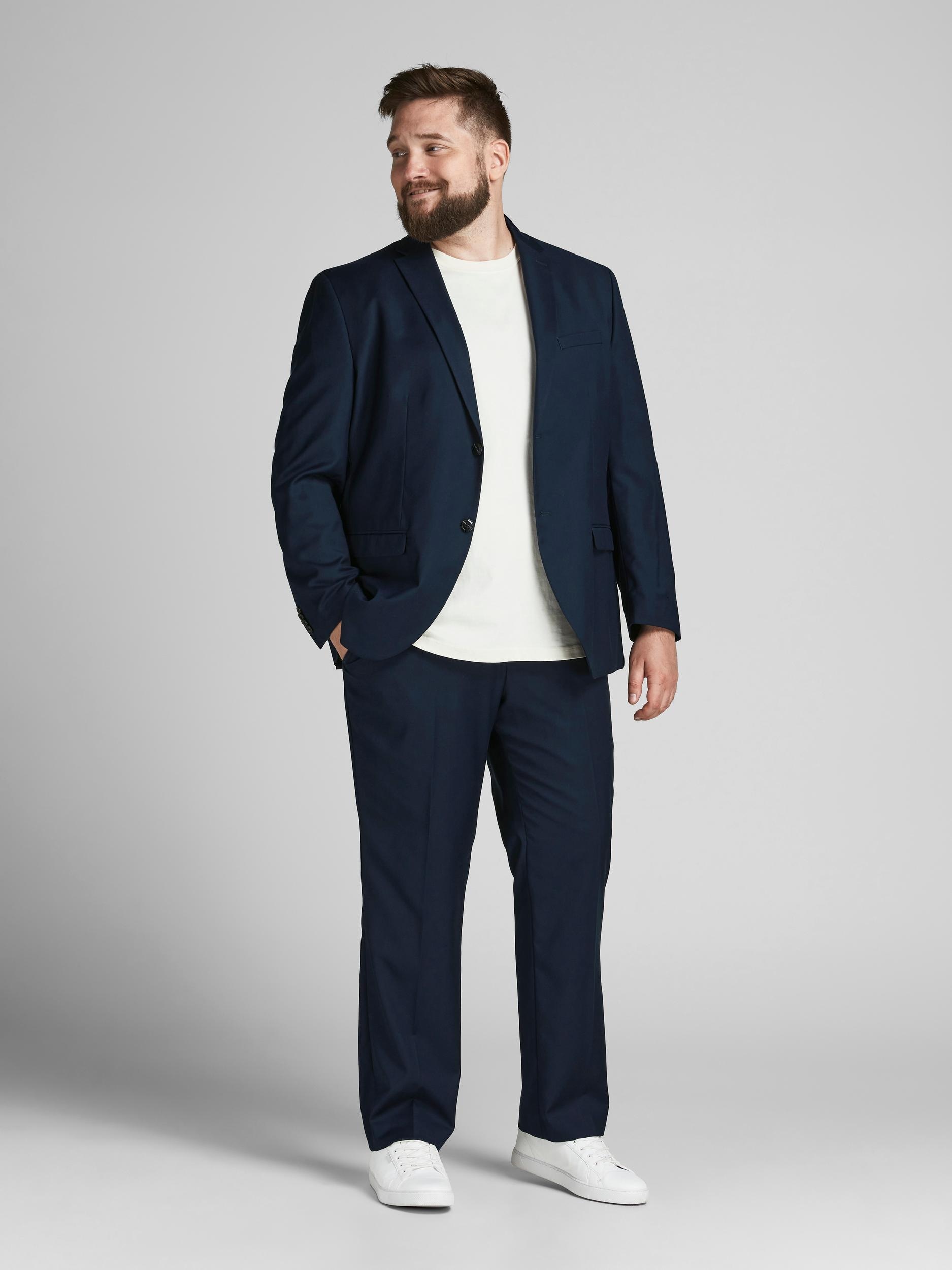Image of Jack & Jones PlusSize Anzug "JPRFRANCO SUIT NOOS PLS" 2 Stk. tlg. slim fit
