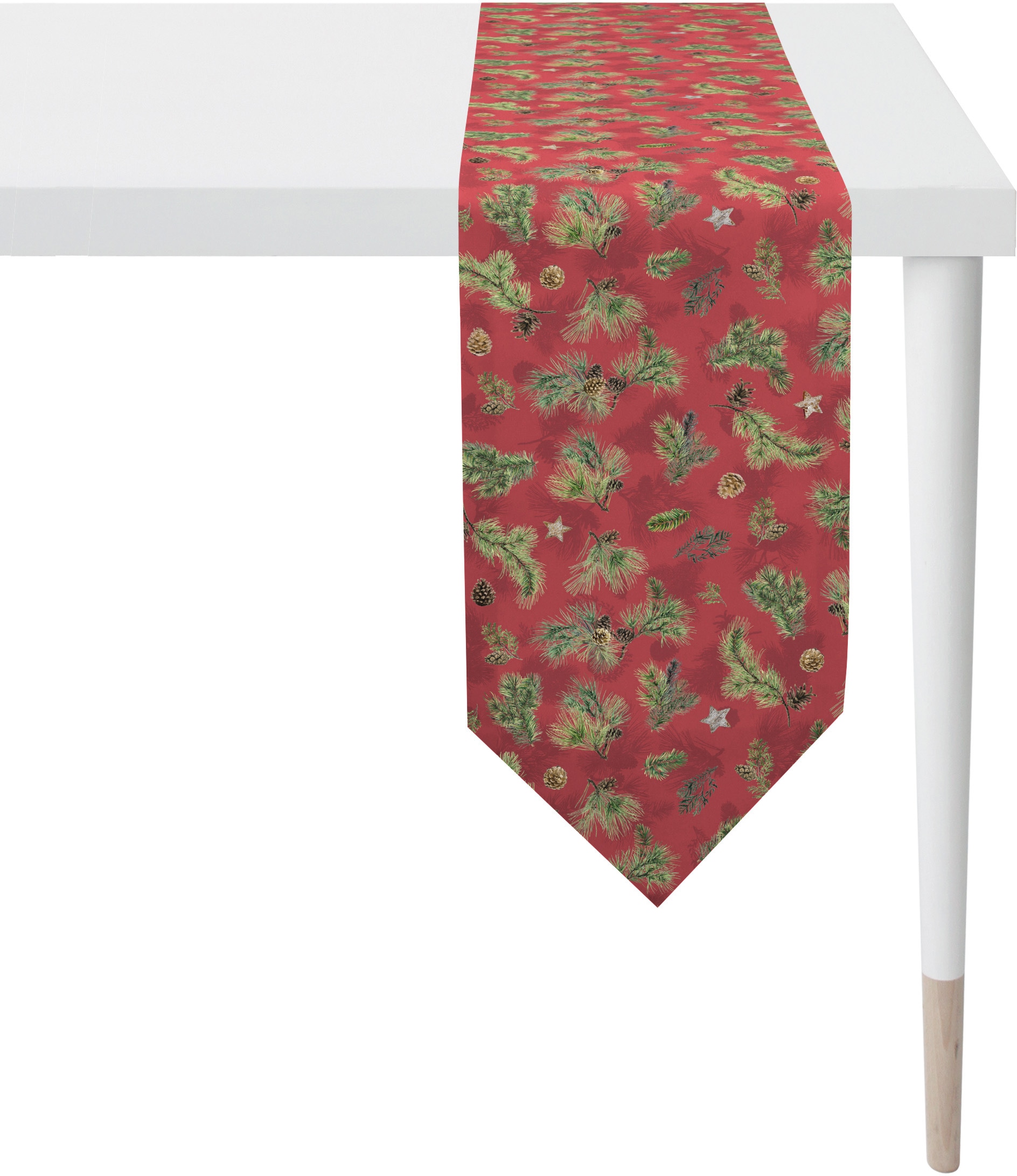 APELT Tischband »9530 WINTERWELT, Weihnachtsdeko, Weihnachten«, (1 St.), Digitaldruck