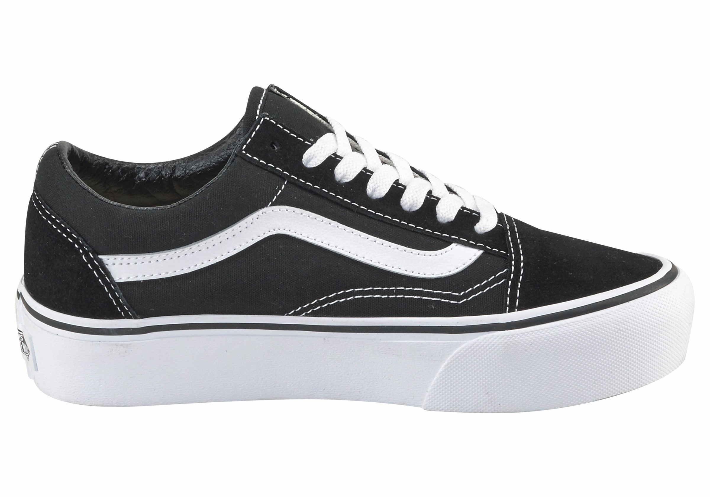 Vans Plateausneaker »Old Skool Platform«, aus textilem Canvas-Material