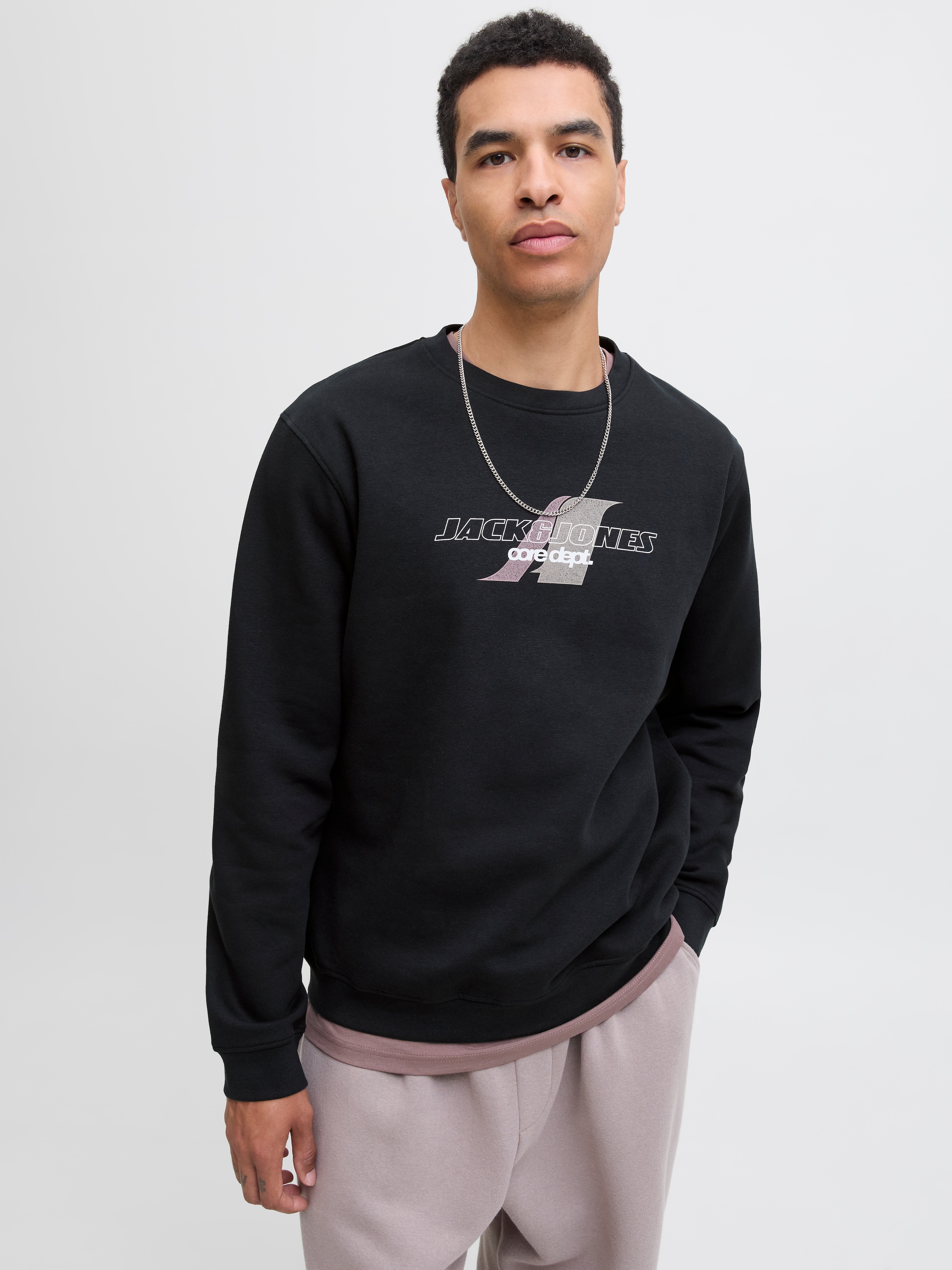 Image of Jack & Jones Sweatshirt "JCOTIER PRINT SWEAT CREW NECK"