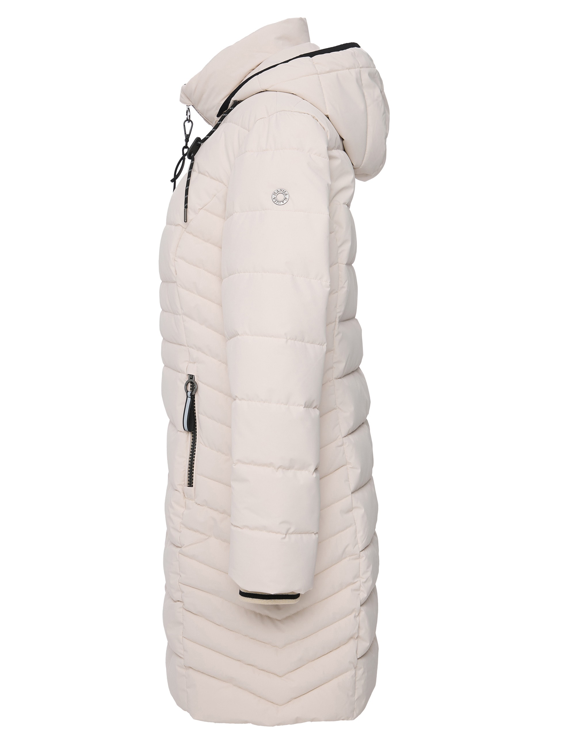 MANISA Steppmantel mit Stehkragen und Reissverschluss