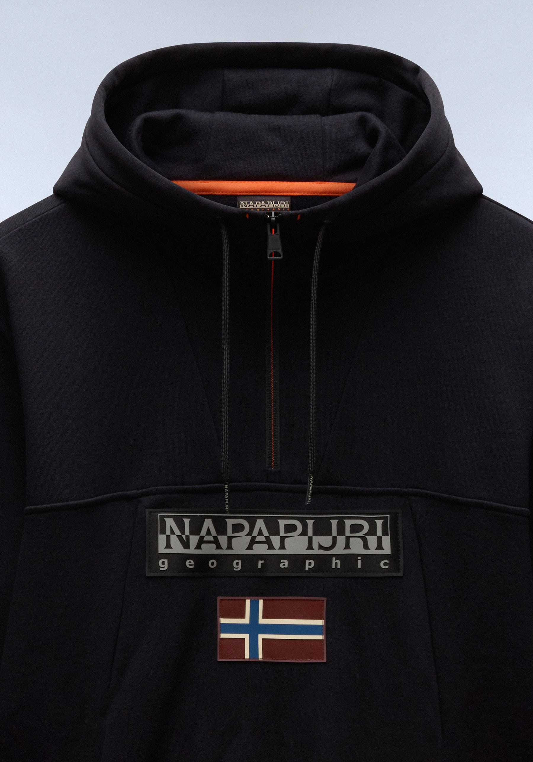 Napapijri Kapuzensweatshirt »BURGEE« Regular fit mit Kapuze