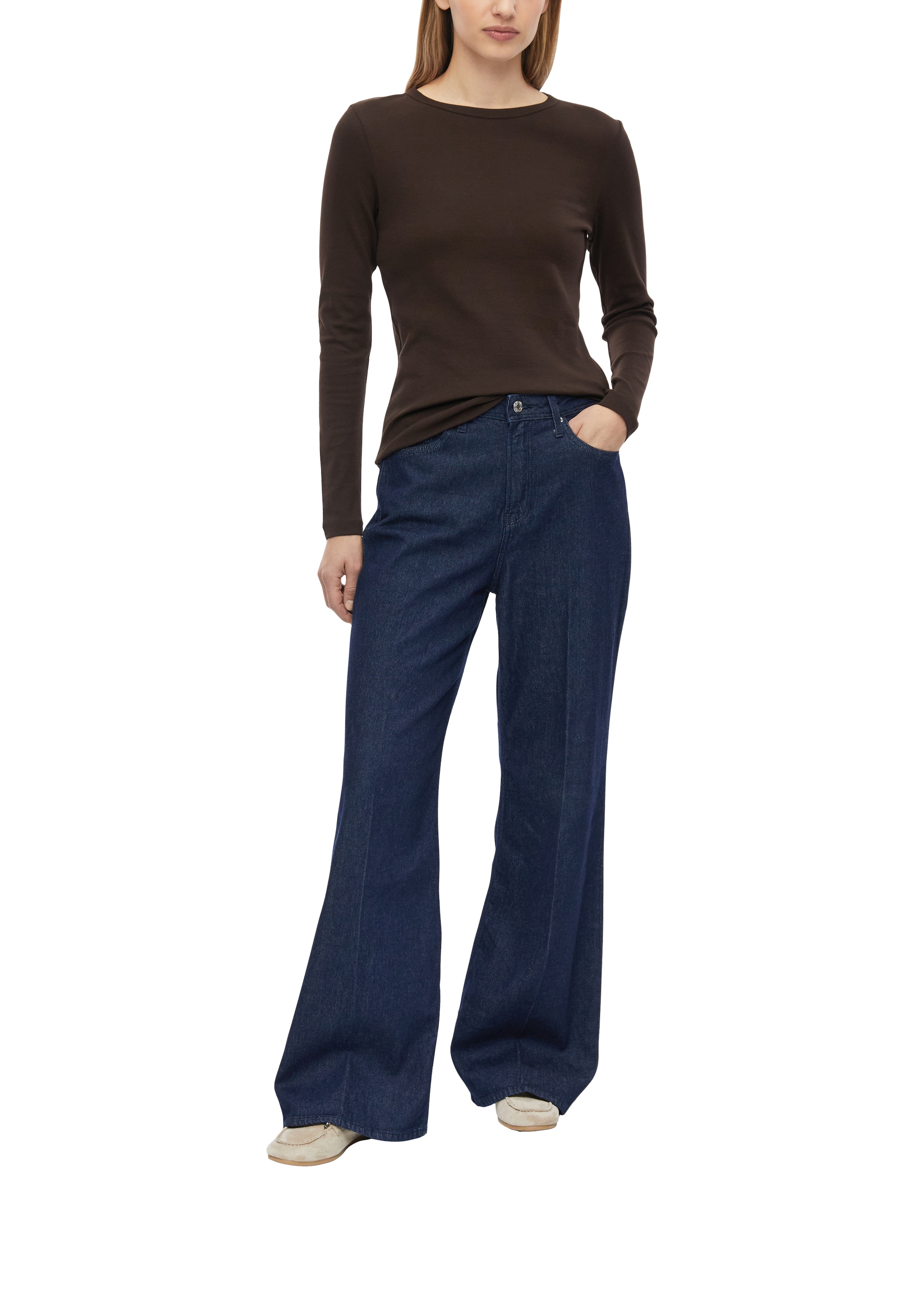 s.Oliver Langarmshirt mit U-Boot-Ausschnitt