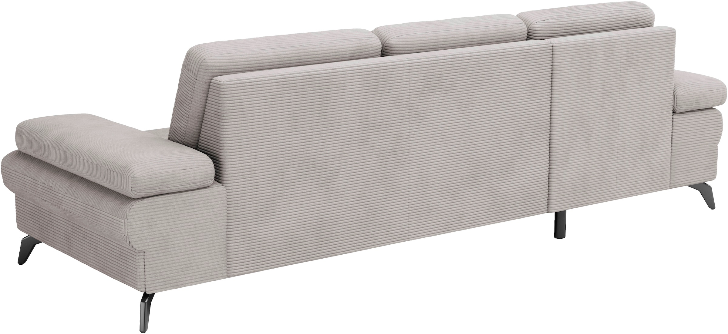 sit&more Ecksofa »Morris Jubi L-Form«, inkl. Armteilfunktion und 1 Zierkissen, wahlweise mit Bettfunktion