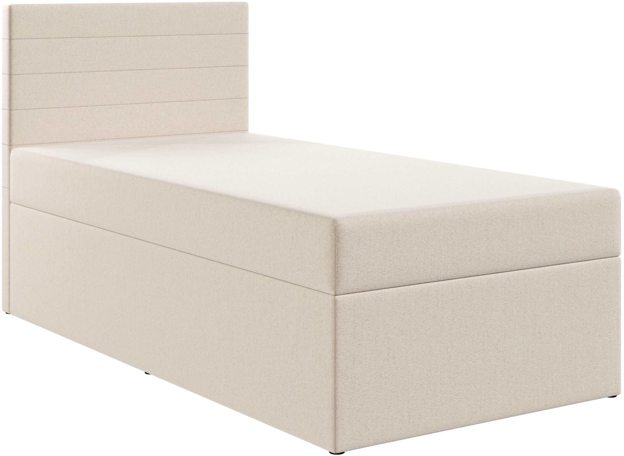 FORTE Einzelbett »LUNO inkl. Bettkasten, Breite: 100cm«
