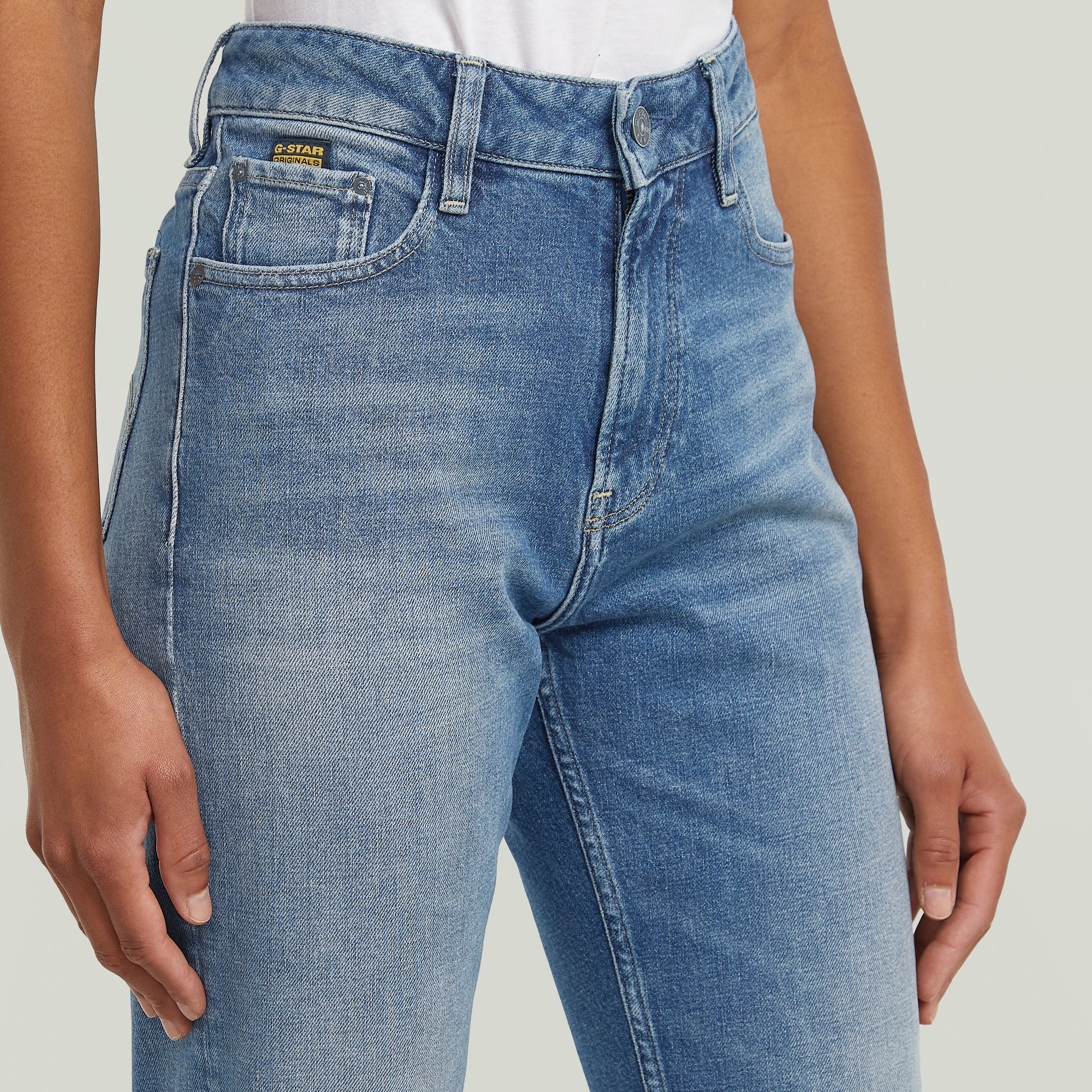 G-STAR Straight-Jeans »Iggie Wmn«, Mid Rise