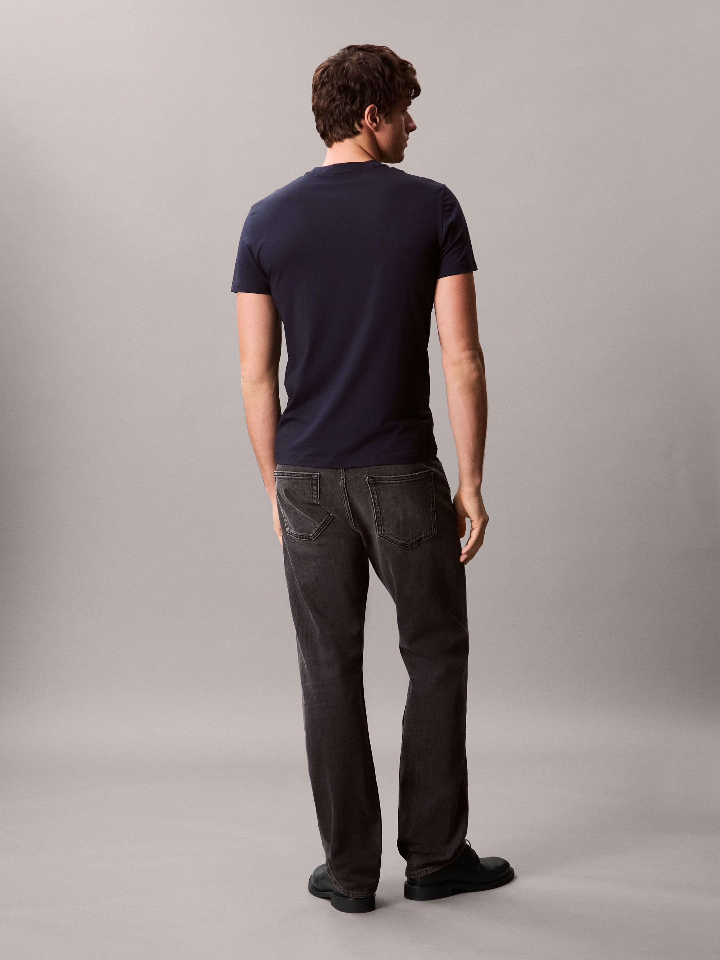 Calvin Klein T-Shirt »SS STRETCH COTTON SLIM TEE«, Mit Rundhalsausschnitt
