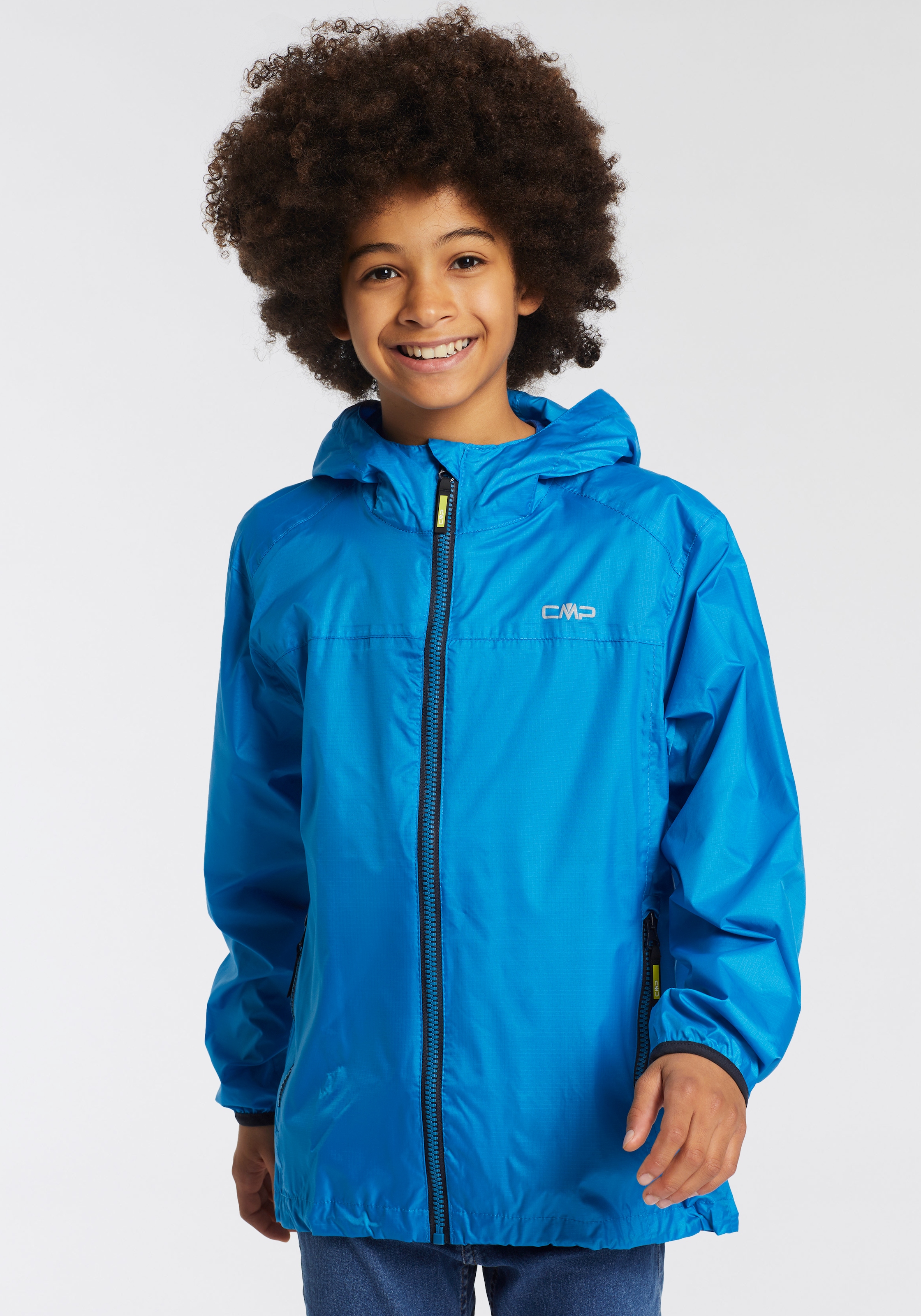 Image of CMP Regenjacke "KID JACKET RAIN FIX HOOD" mit Kapuze Übergangsjacke für Kinder