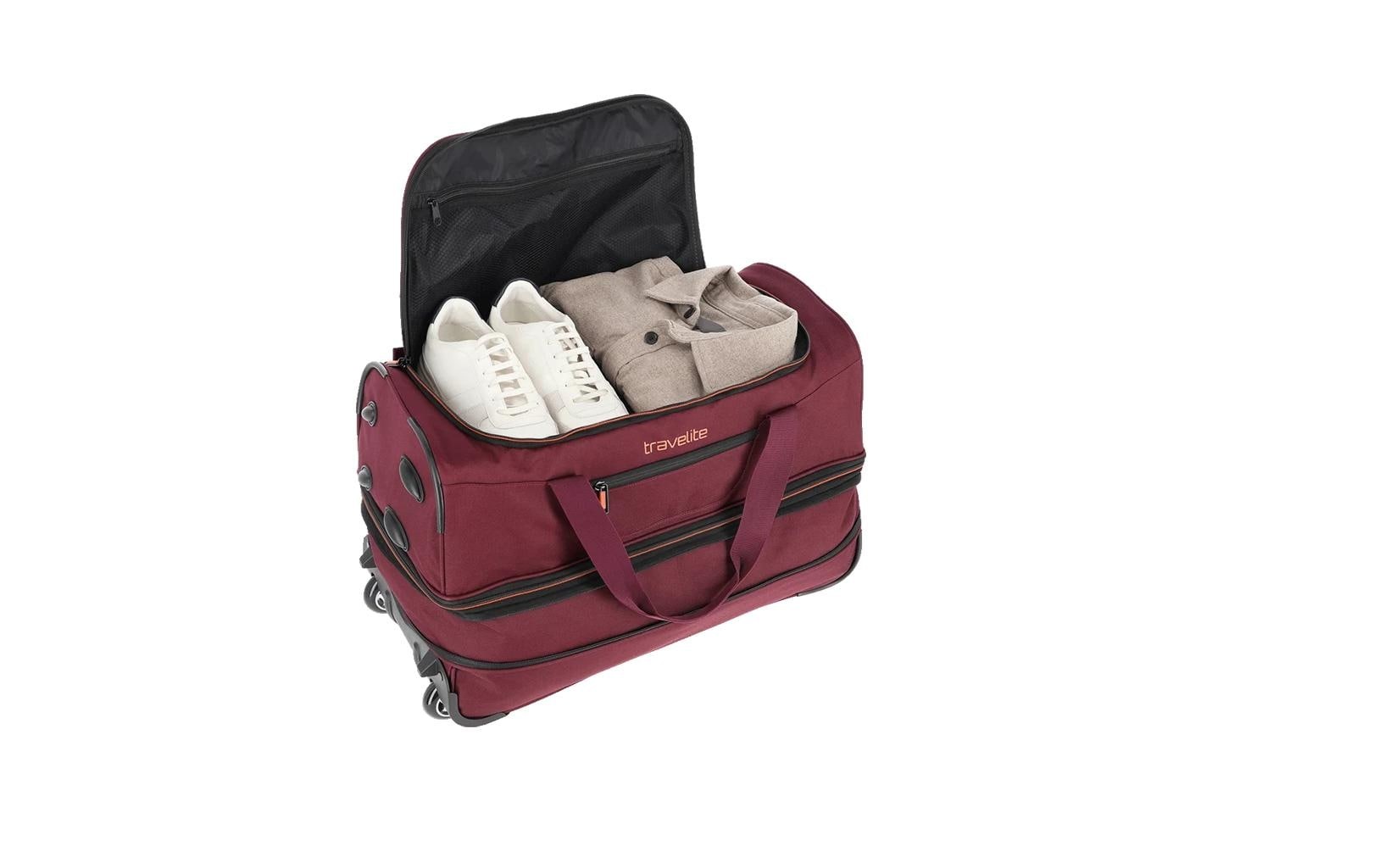 travelite Trolley »Basics erweiterbar« 51 litre 2 Rollen