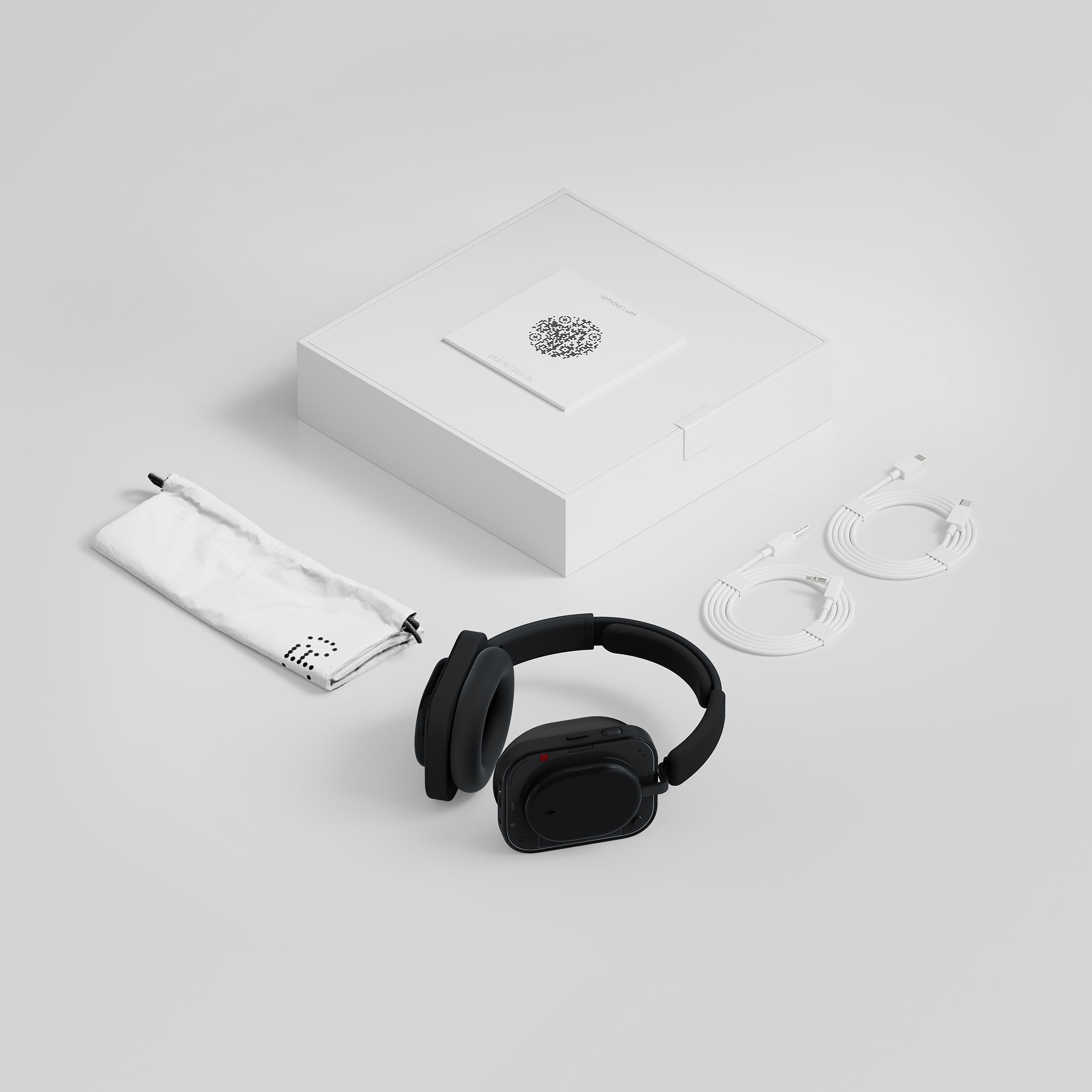 NOTHING Casque »Headphone (a)« Active Noise Cancelling (ANC) | Hi-Res | fonction mains libres | mode transparence