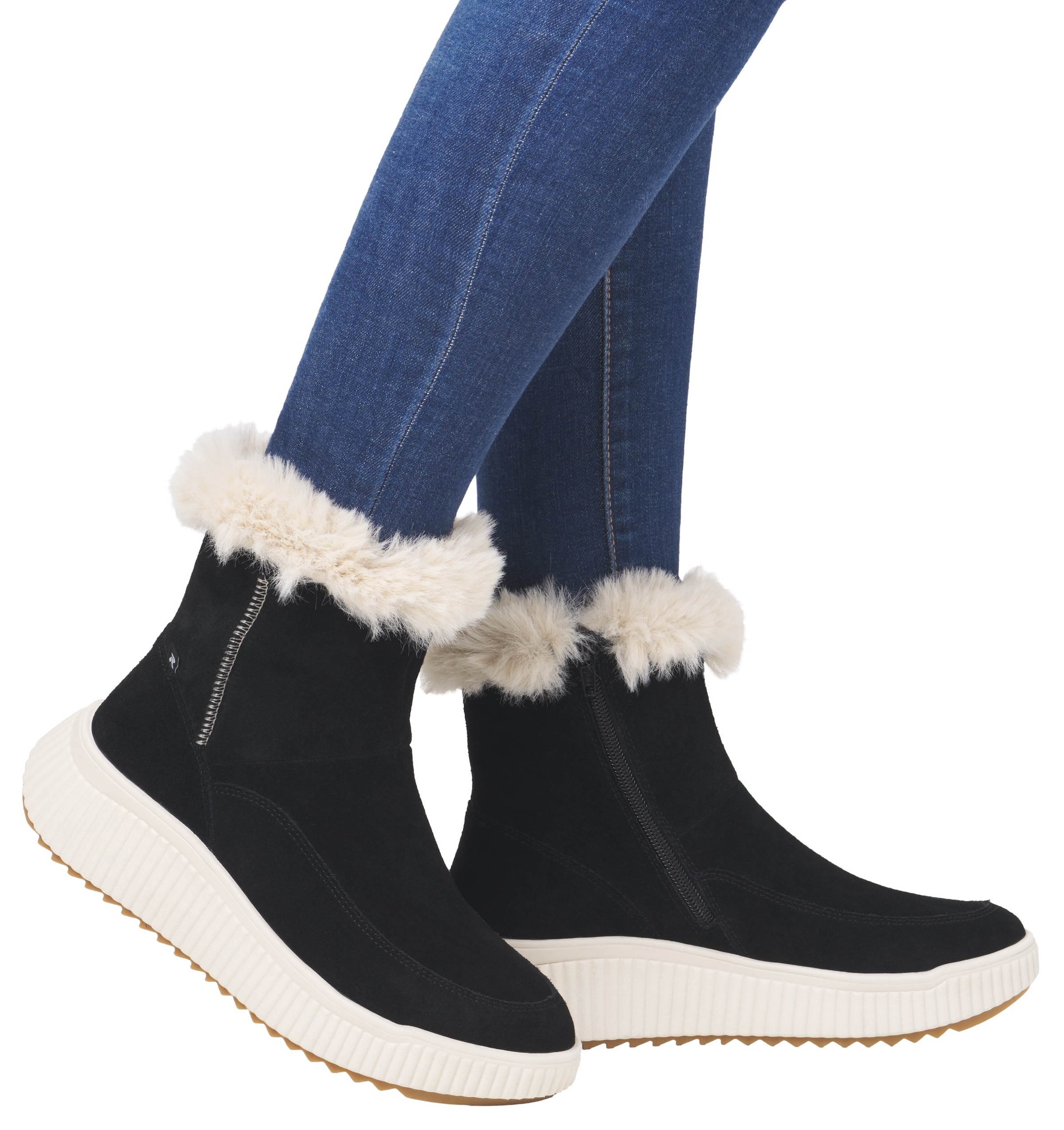 Rieker EVOLUTION Schlupfboots, Snowboots, Winterstiefel mit Innenreissverschluss