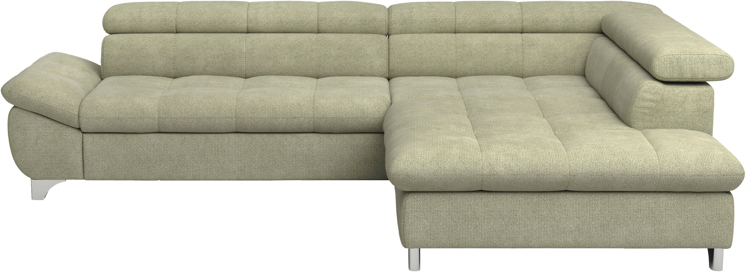 COTTA Ecksofa »Gemini L-Form«, mit Kopfteilverstellung, wahlweise mit Bettfunktion