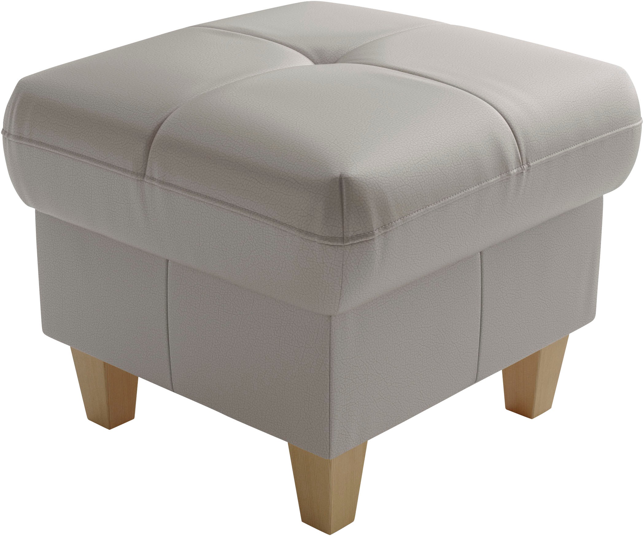 sit&more Polsterhocker »Pamela, Leder, B: 58 cm« 1 Stk. tlg. mit praktischen Stauraum, hochwertige Qualität, verschiedene Farben