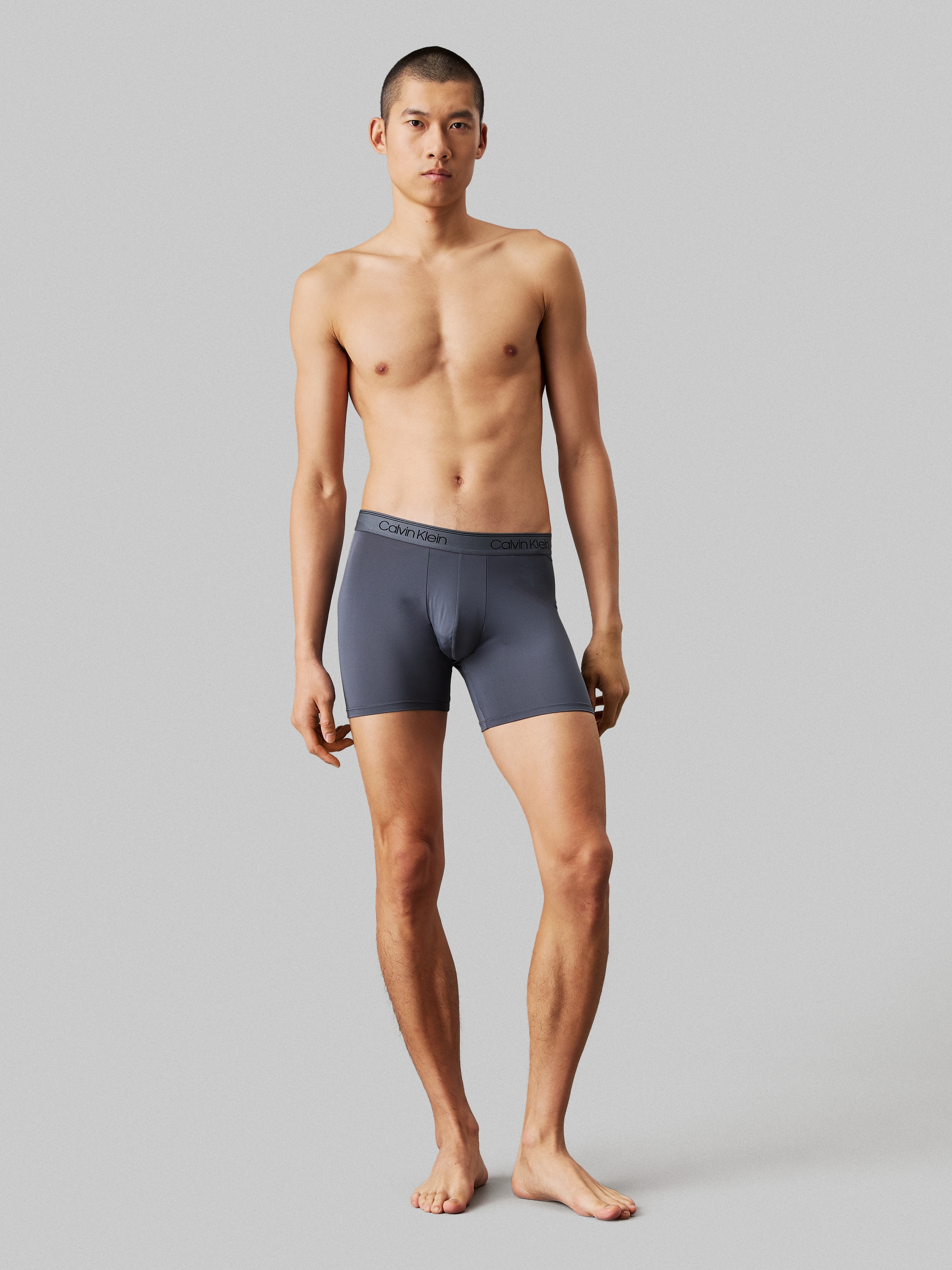 Calvin Klein Underwear Boxer »BOXER BRIEF 3PK« Packung, 3er-Pack,  mit längerem Bein & Logo-Elastikbund