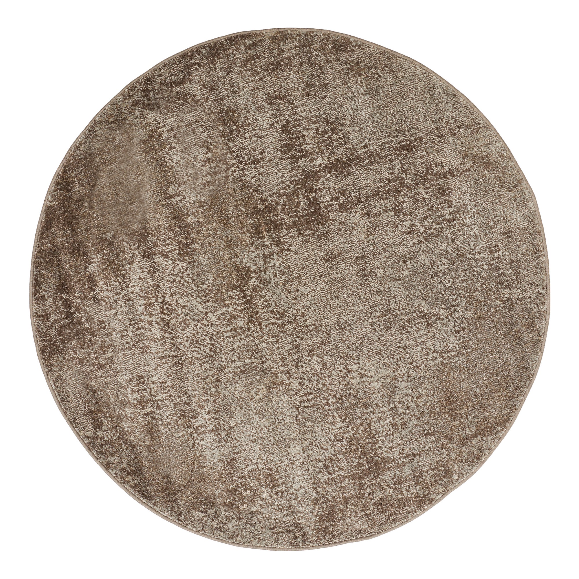 Andiamo Teppich »Luna«, rund, 7 mm Höhe, Kurzflor, modernes Design, meliert, Wohnzimmer, Schlafzimmer