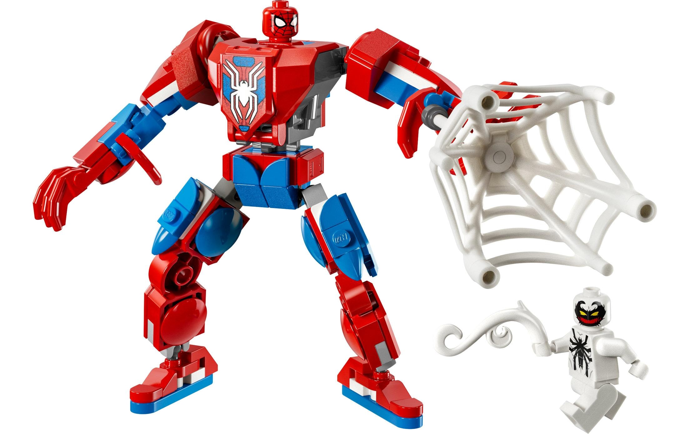 LEGO® Spielbausteine »Marvel Spider-Man Mech vs. Anti-Venom 76308«, (107 St.)