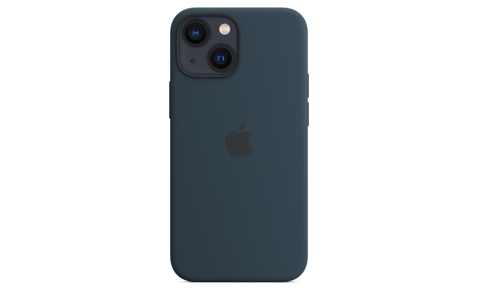 Apple Smartphone Silikon Case mit MagSafe, iPhone 13 mini, Abyssblau